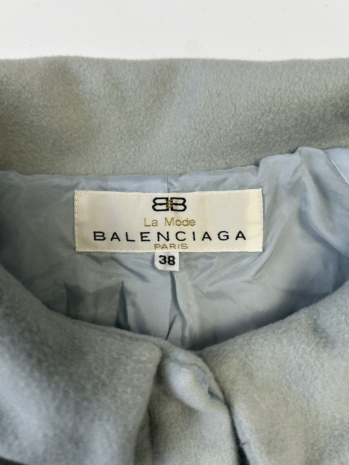 Balenciaga × Designer BALENCIAGA CROP TOP BLAZER Size XS / US 0-2 / IT 36-38 - 4 Thumbnail