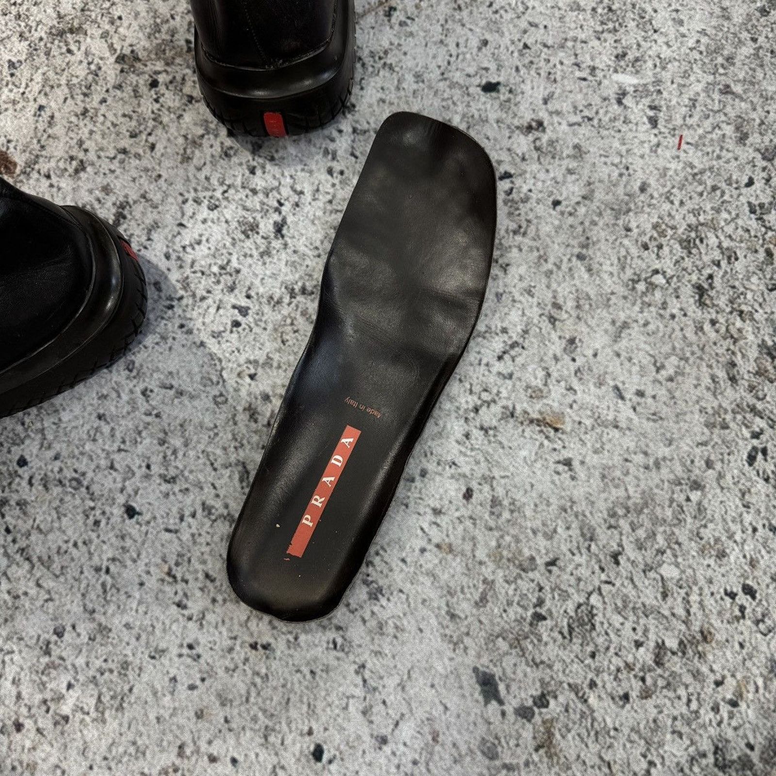Prada Prada AW99 Archive Square Toe Vibram Combat Boots Size US 7.5 / EU 40-41 - 21 Thumbnail