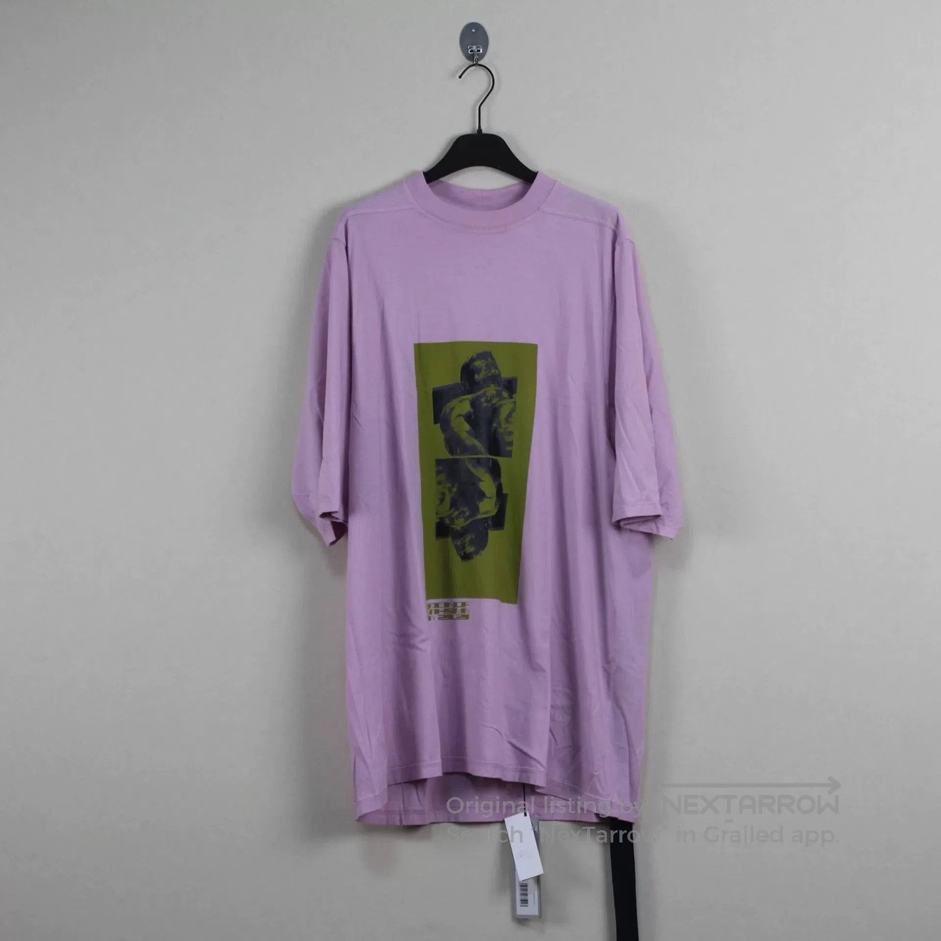 Rick Owens Rick Owens Pink Graphic Short Sleeve Top. Size S / US 4 / IT 40 - 1 Thumbnail