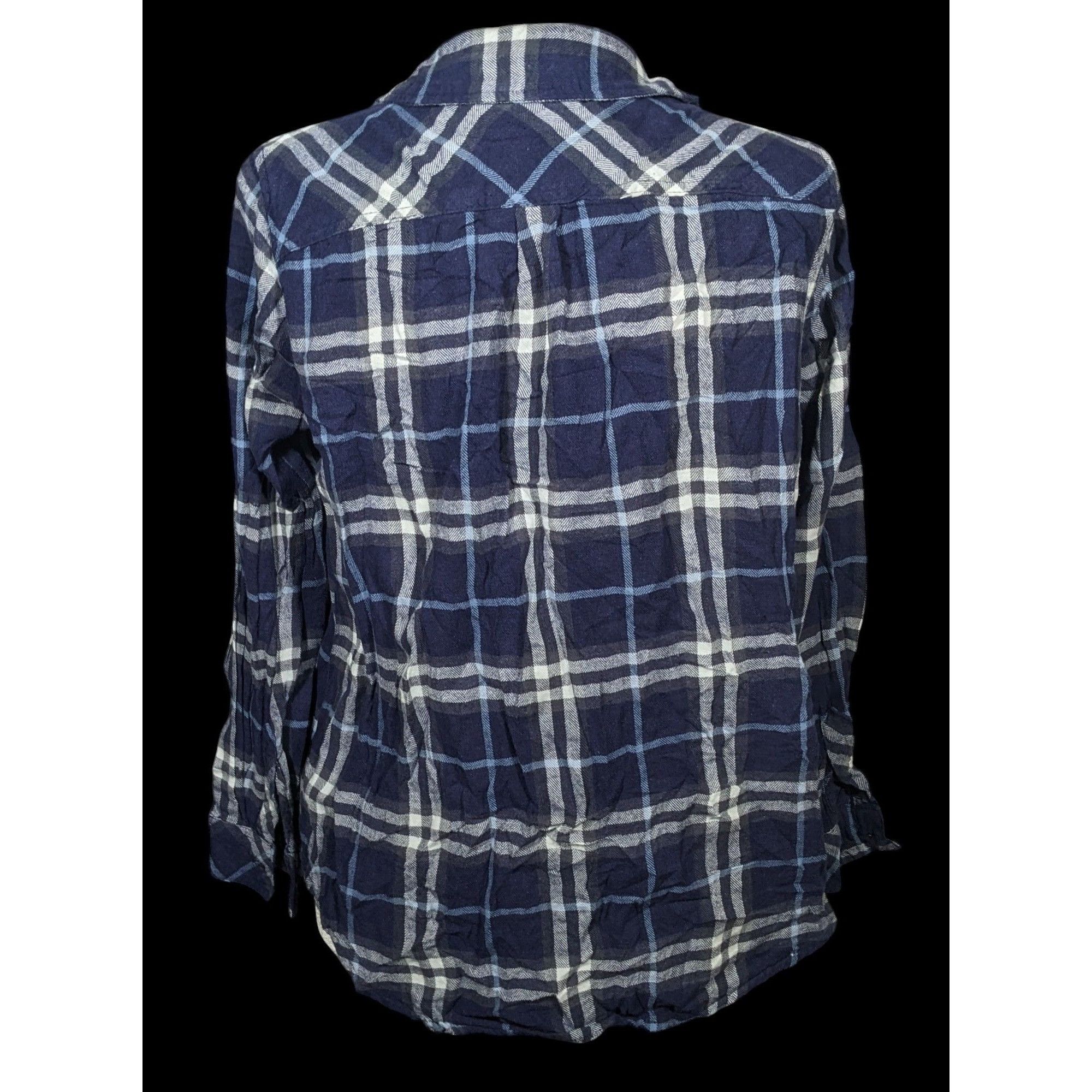 Other Well Worn Blue And White Button Down Shirt Size S / US 4 / IT 40 - 2 Thumbnail