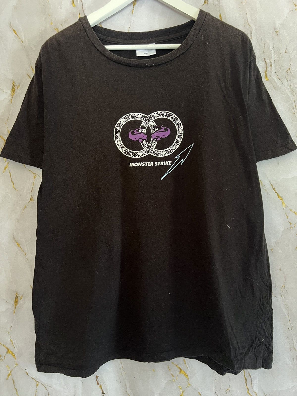 Anime Vintage Japanese Anime Graphic Tee Black – Harajuku Size US XXL / EU 58 / 5 - 1 Thumbnail