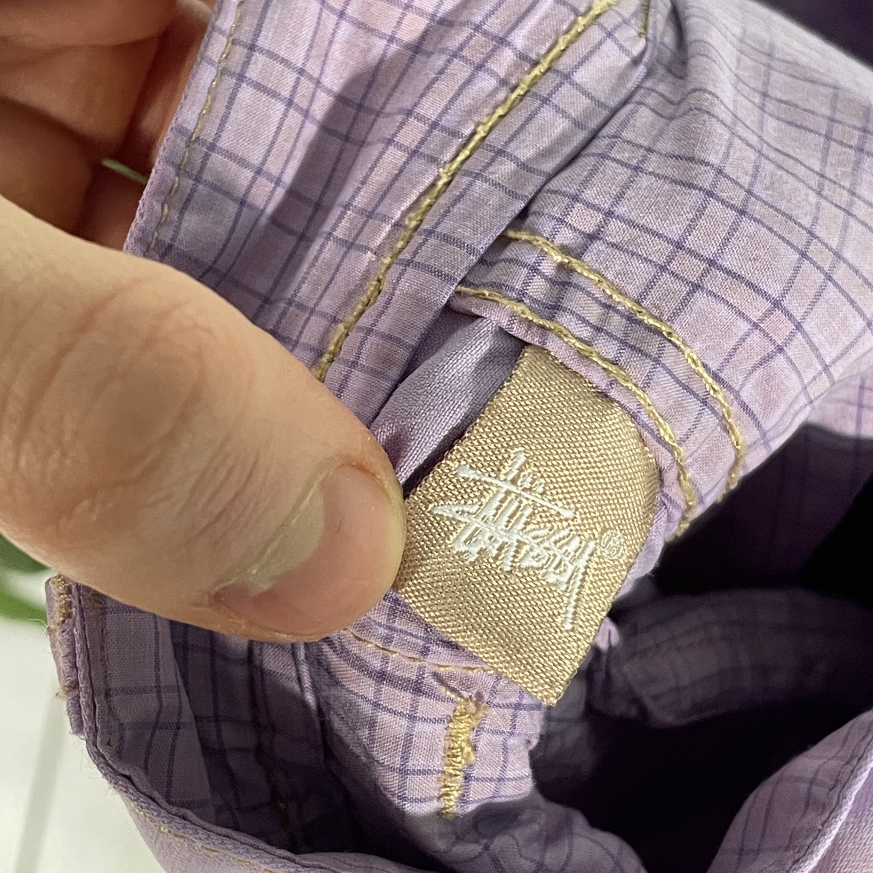 Stussy Custom Stussy Pants – Unique Artistic Finish alt rare y2k Size US 31 - 14 Thumbnail