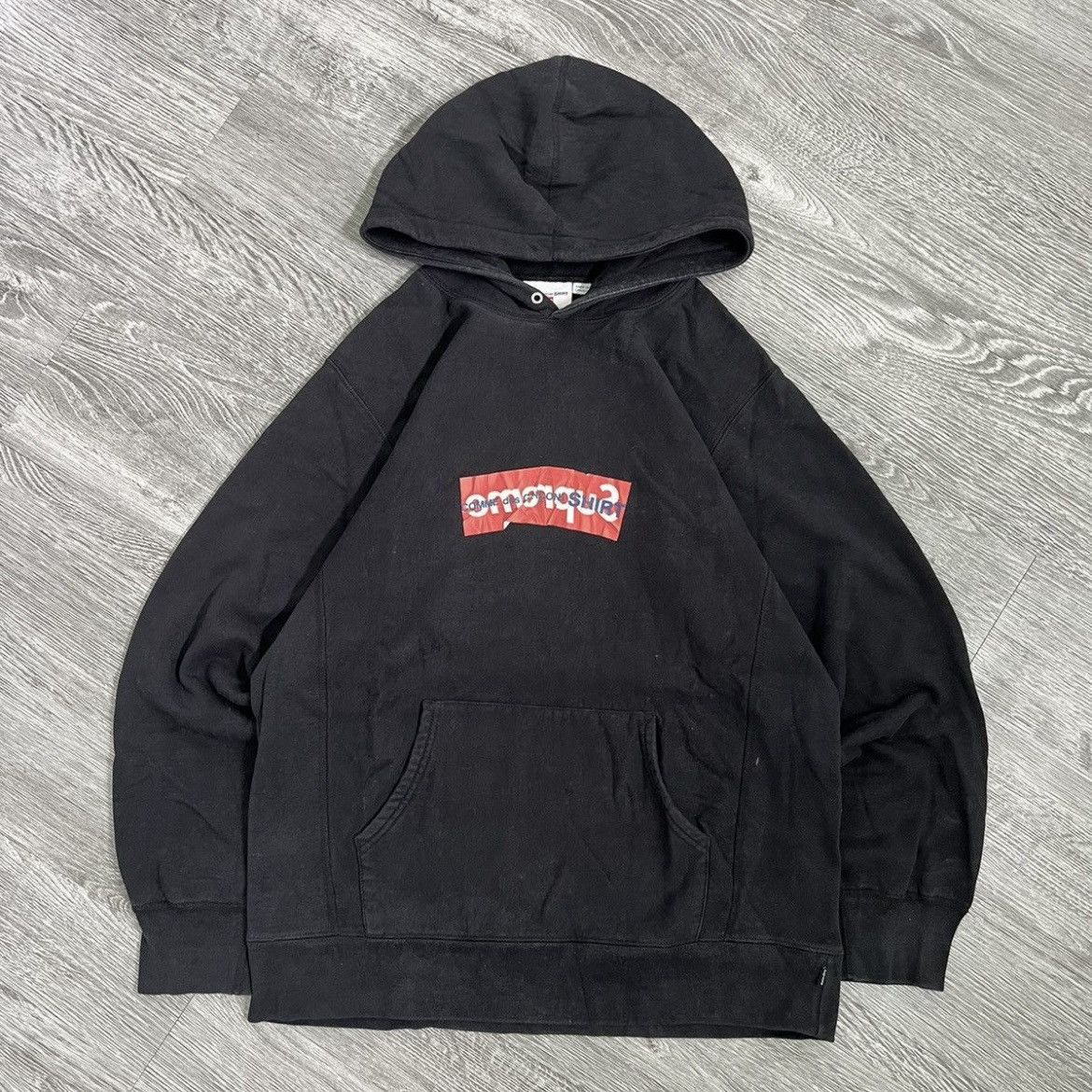 Comme des Garcons SHIRT × Supreme Supreme x Comme des garcons FW17 Hooded Sweatshirt Size US XL / EU 56 / 4 - 1 Thumbnail
