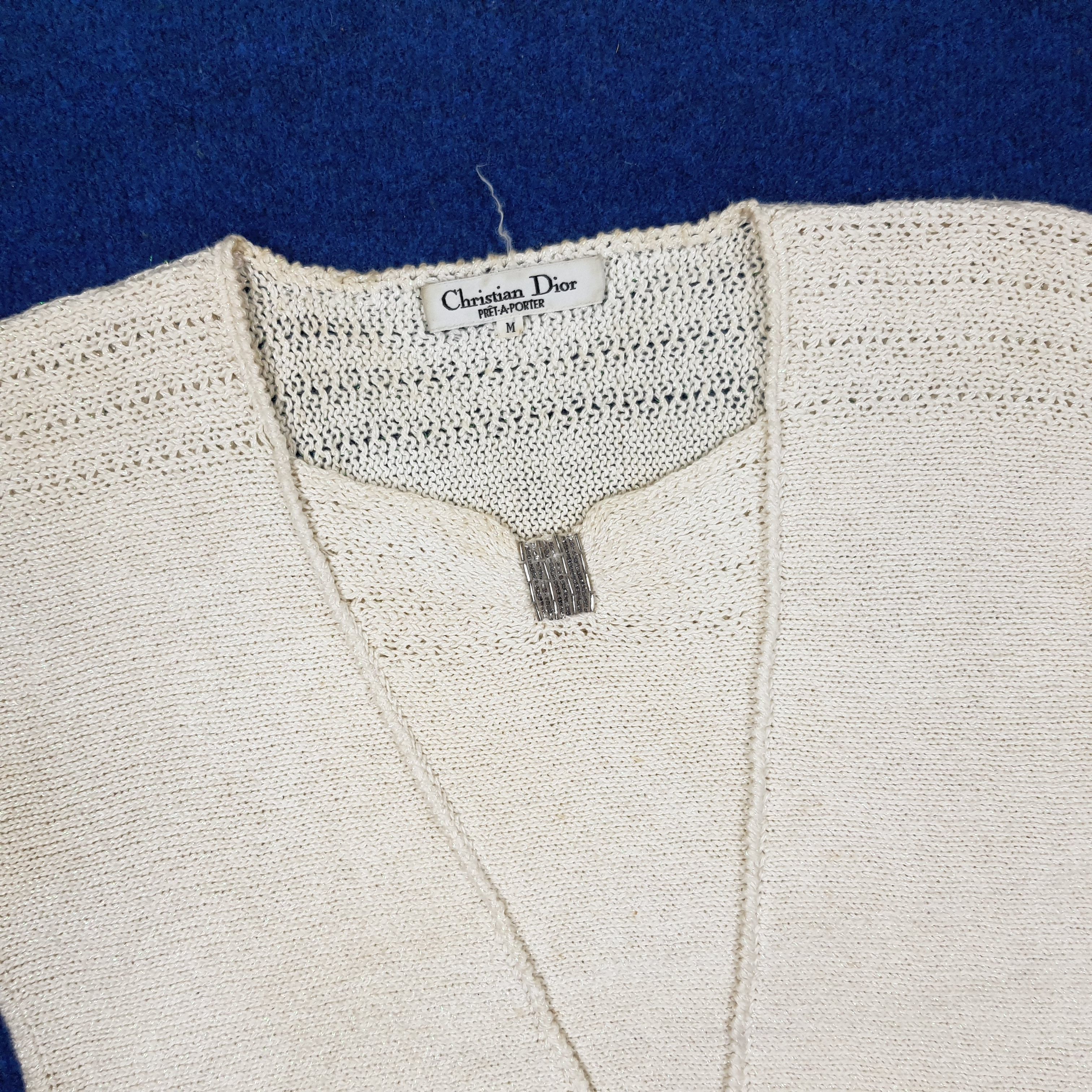 Christian Dior Monsieur Vintage Christian Dior Pret-A-Porter Knitted Shirt C239N43 Size S / US 4 / IT 40 - 2 Thumbnail