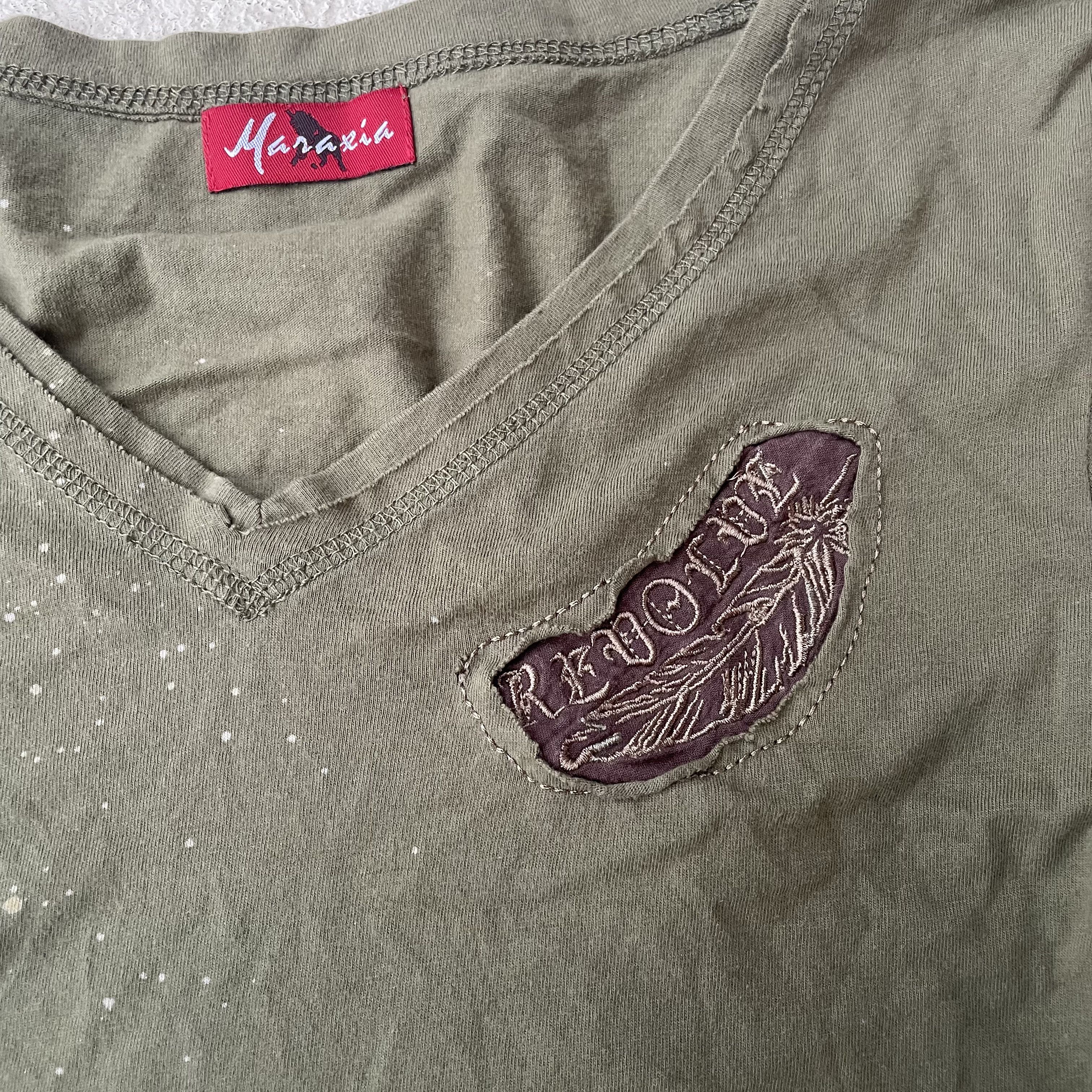 Japanese Brand Mid 2000s Japanese Maraxia Distressed Longsleeve Size US XS / EU 42 / 0 - 4 Thumbnail