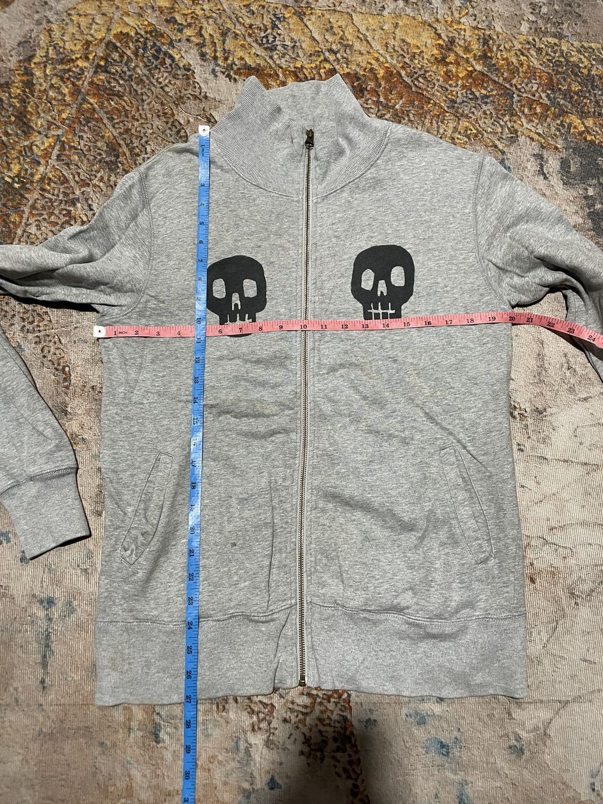 Hysteric Glamour Front Skull Logo Sweatshirt Zip Punk Style Size US M / EU 48-50 / 2 - 5 Thumbnail