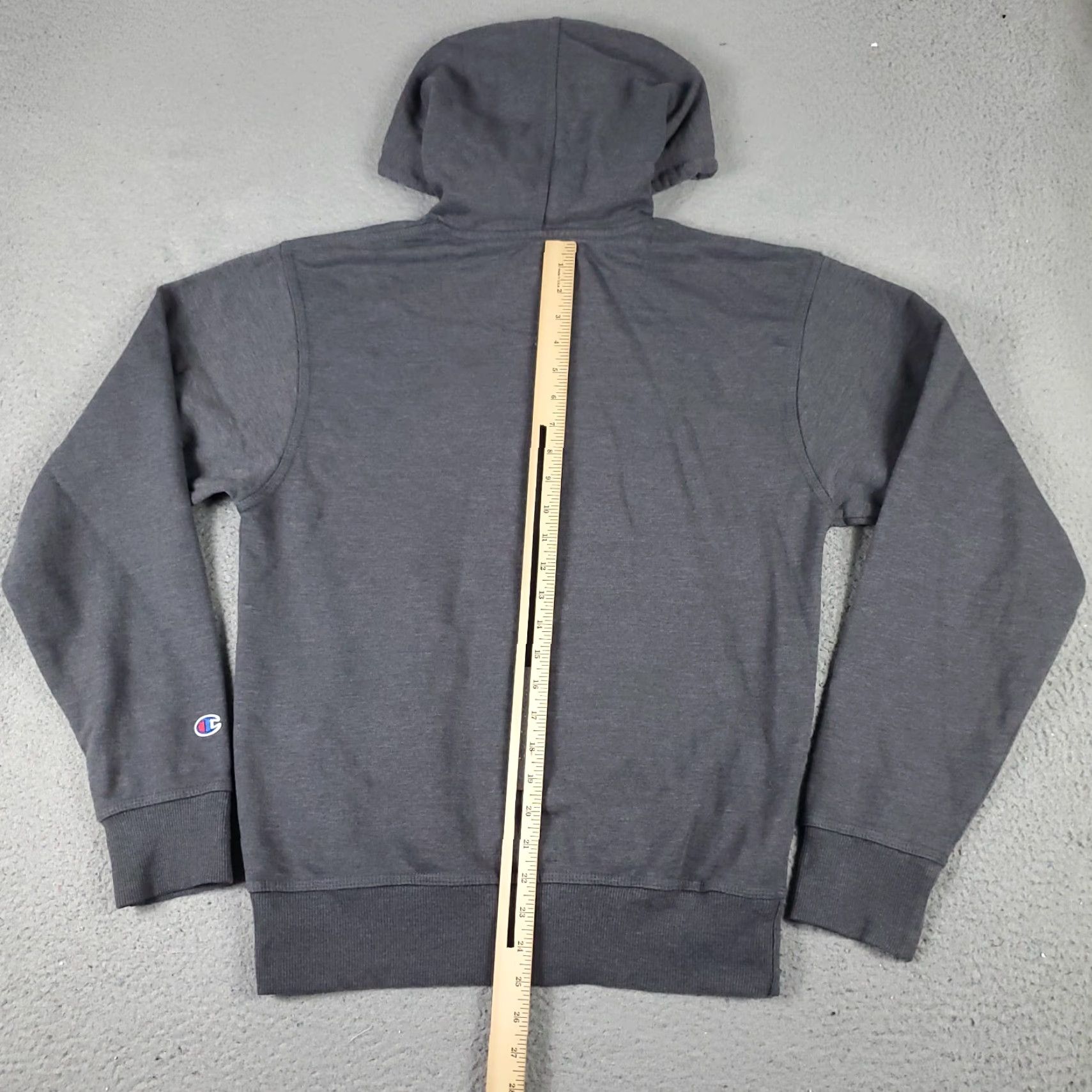 Champion VINTAGE Champion Men's Hoodie Pullover Sweatshirt S Gray Casual Fleece Logo Modern Size US S / EU 44-46 / 1 - 6 Thumbnail