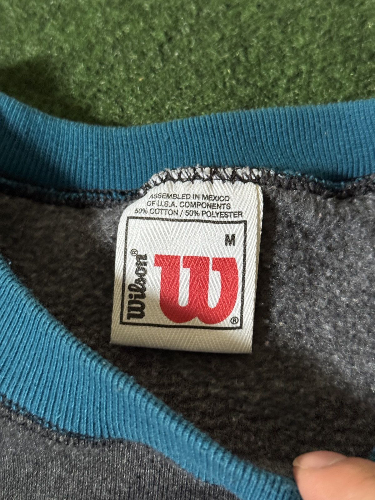 Vintage × Wilson Vintage 90s Wilson Athletic Retro Crewneck Sweatshirt Size US M / EU 48-50 / 2 - 3 Thumbnail
