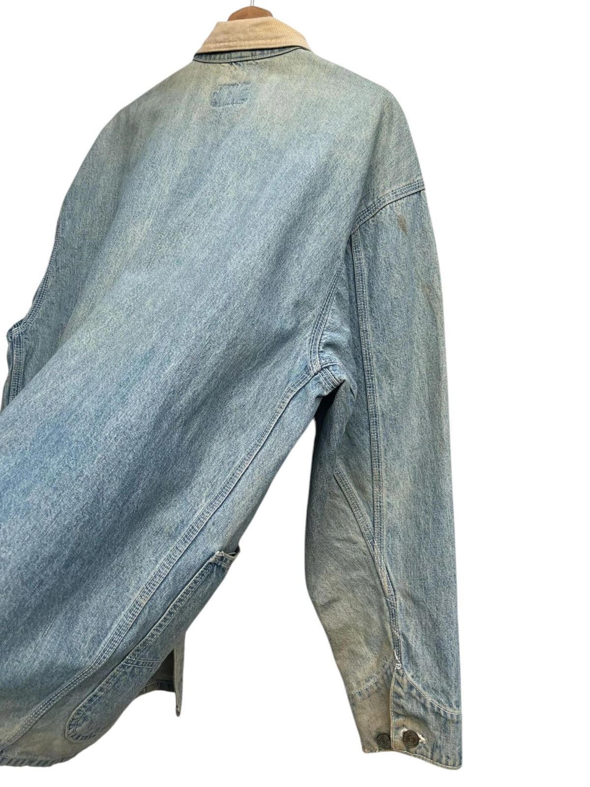Big John × Universal Works Vintage 70’s Big John World Workers Denim Chore Jacket Size US L / EU 52-54 / 3 - 11 Thumbnail