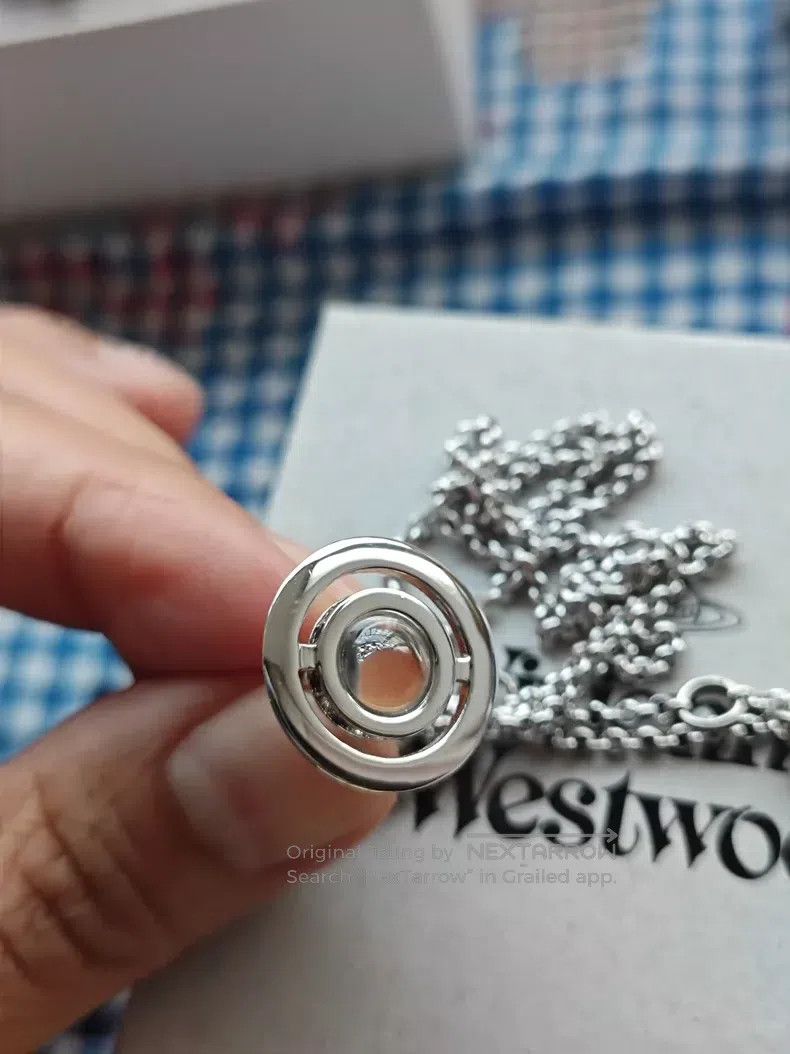 Vivienne Westwood vivienne westwood Silver Small Orb Necklace Size ONE SIZE - 2 Thumbnail