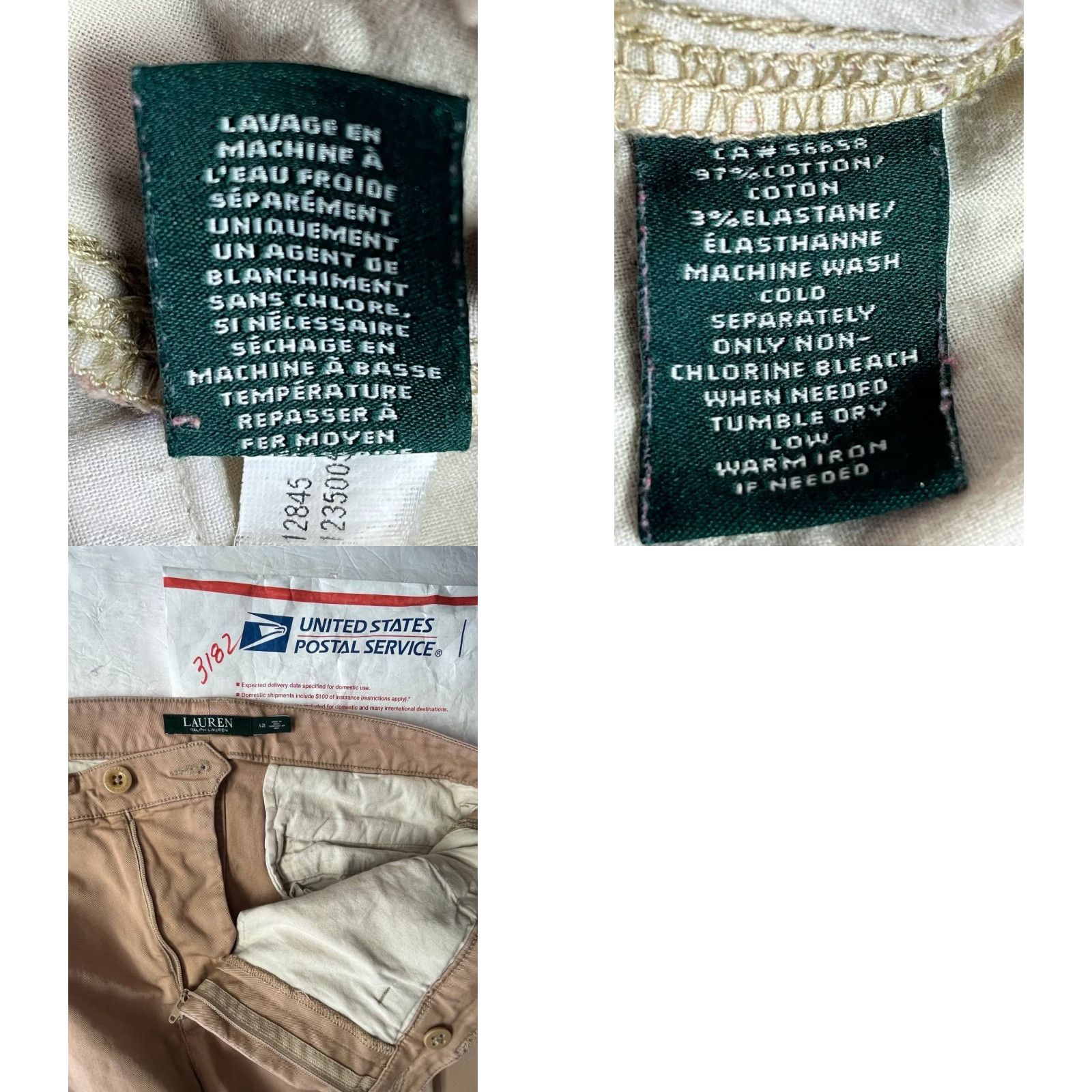 Ralph Lauren Lauren Ralph Lauren Pants Women 12 Beige Chino See All Pics Size 34" / US 12 / IT 48 - 9 Thumbnail