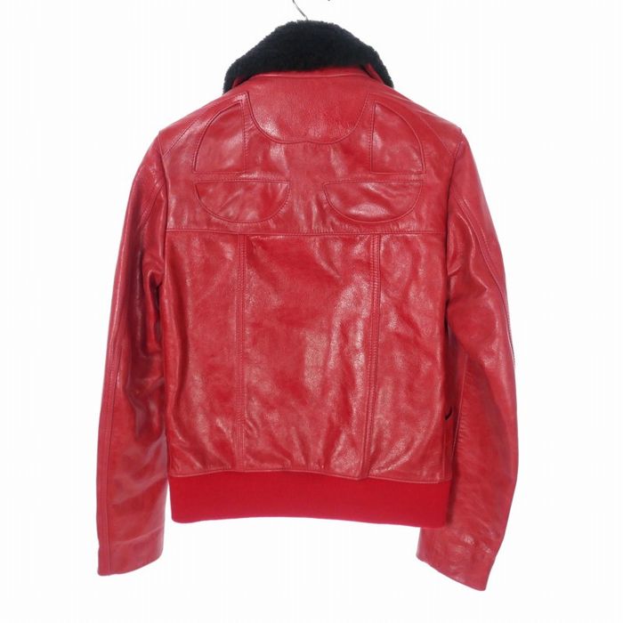 Maison Margiela Maison Margiela Zip-up Boa Leather Jacket Blouson | Grailed