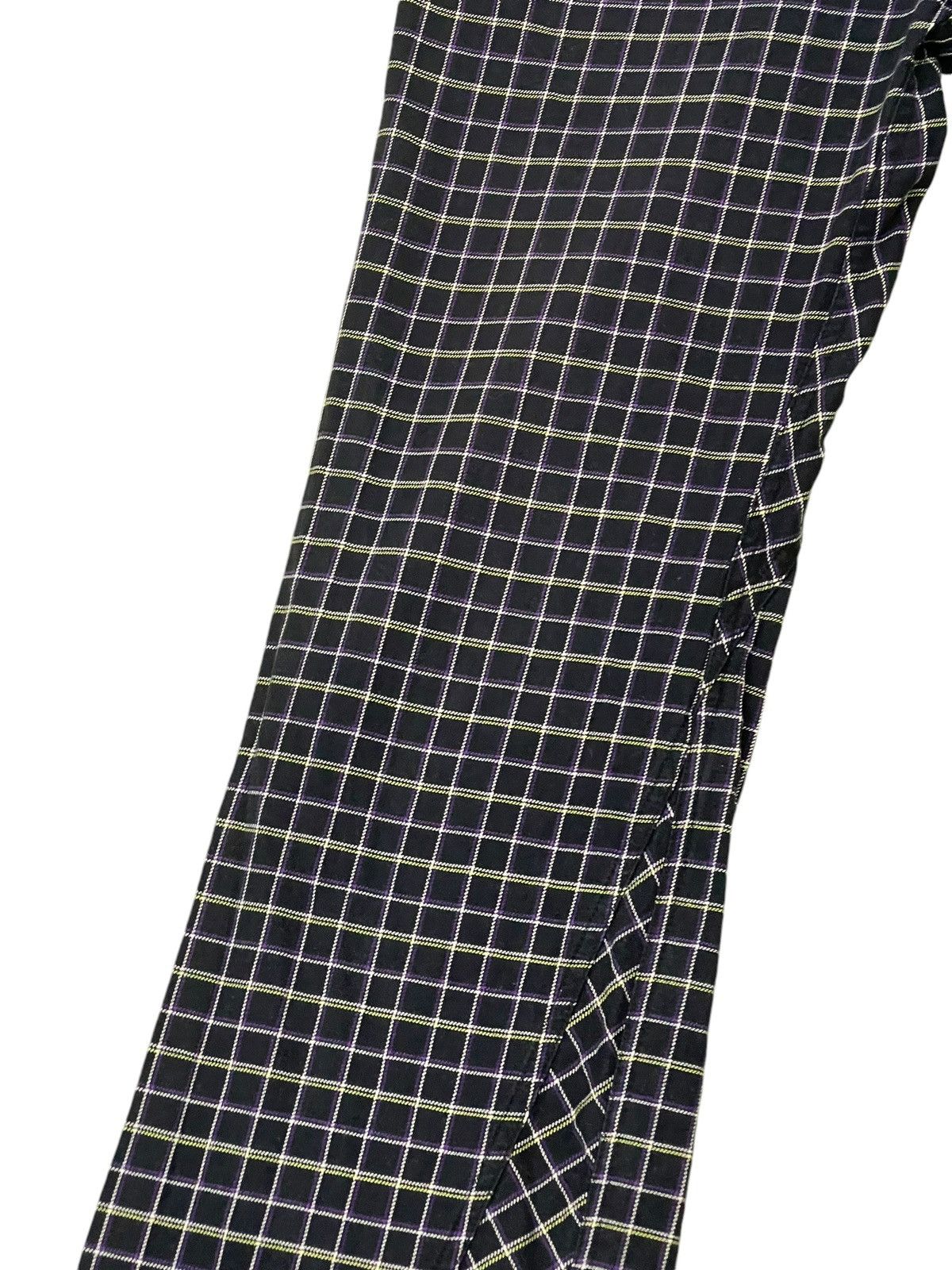 Le Grande Bleu (L.G.B.) Flare Pant Oakley Plaid Stretch Boot Cut 8🟦9 Size US 31 - 6 Thumbnail