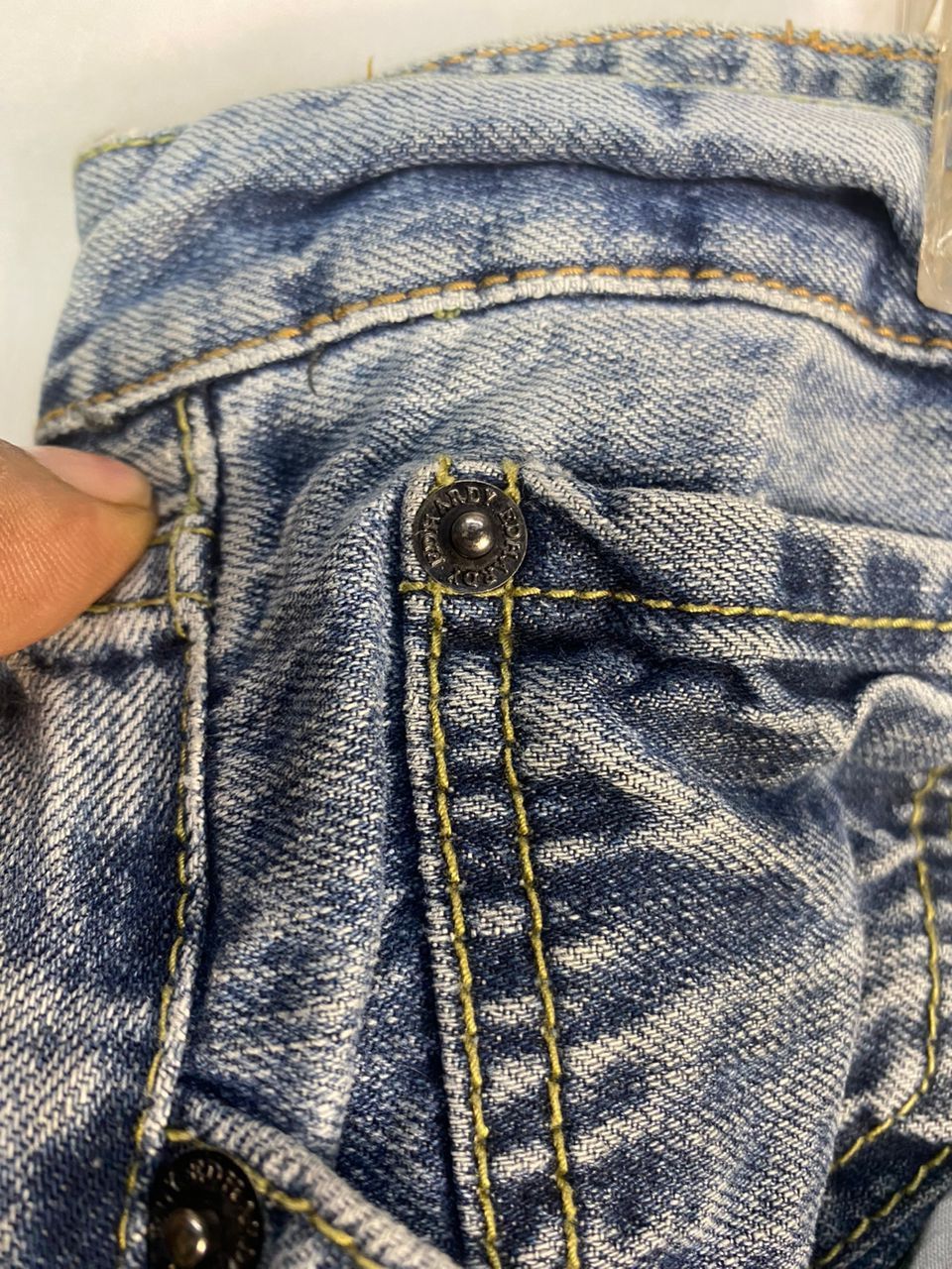 Christian Audigier × Ed Hardy Ed hardy distressed denim jeans pants size 34/35 Size US 35 - 8 Thumbnail