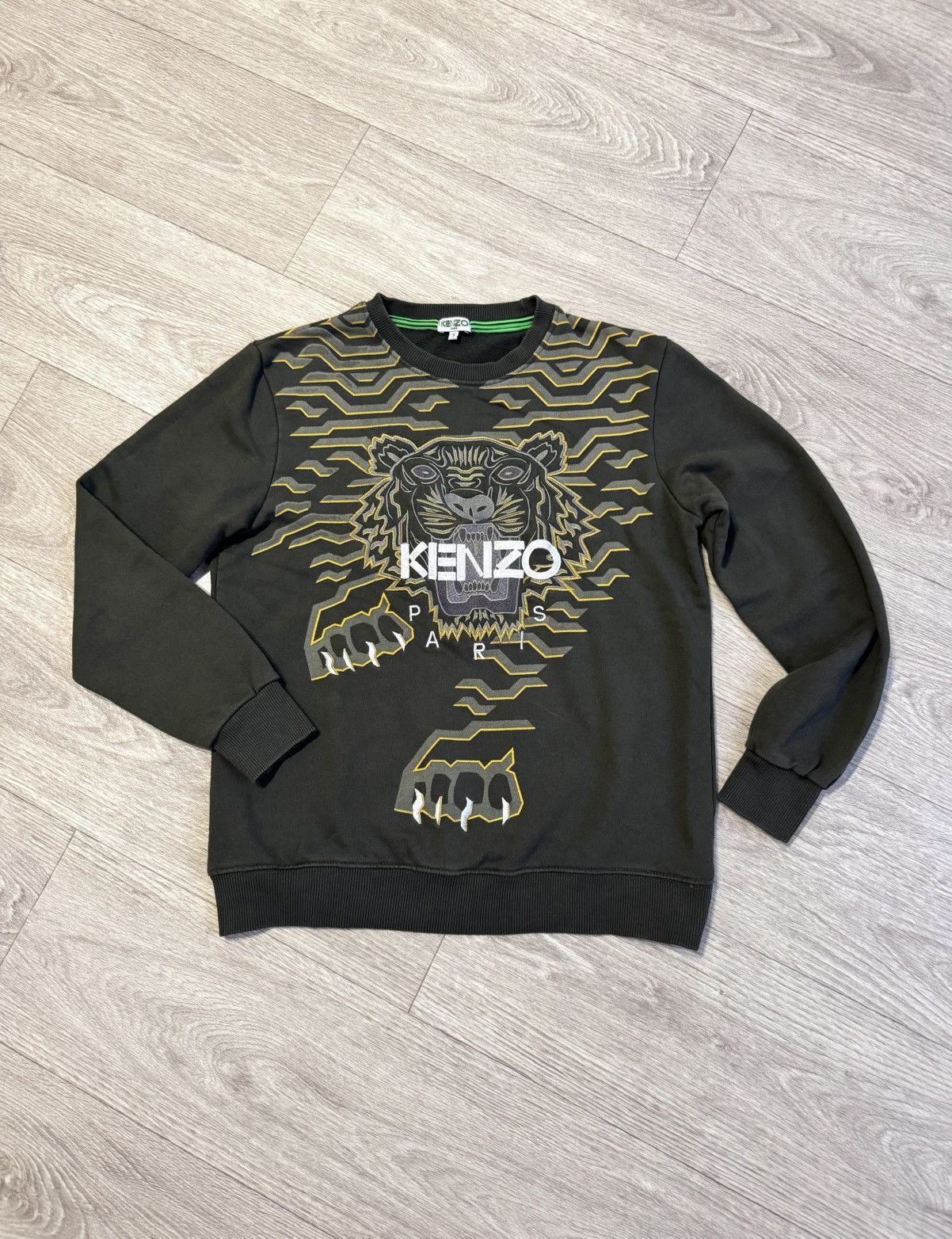 Kenzo × Vintage 🔷Vintage Kenzo Big logo Tiger Sweatshirt🔷 Size S / US 4 / IT 40 - 1 Thumbnail