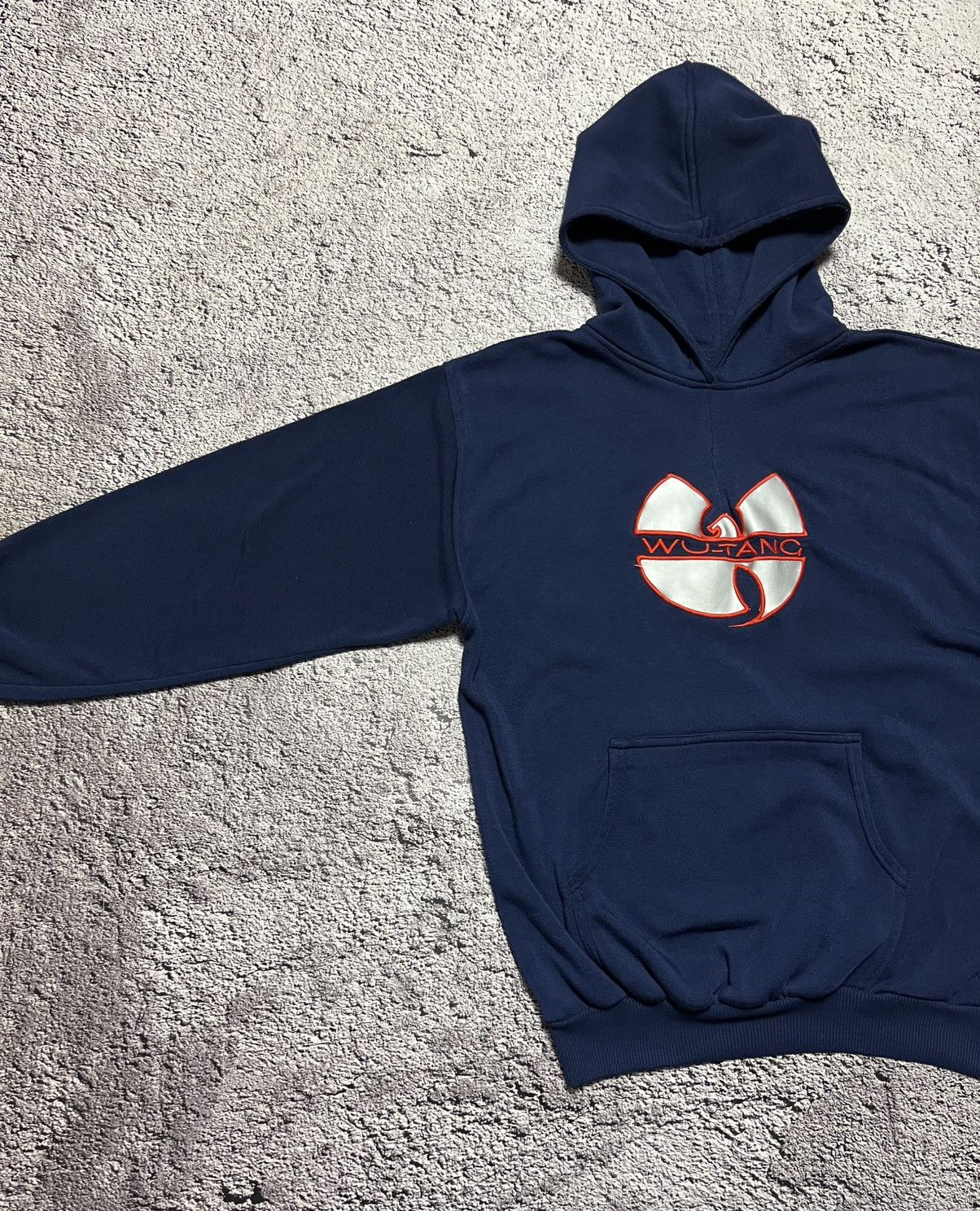 Wu-Tang Clan Vintage Wu-Tang Clan Hoodie Big Logo Navy Size 2XL Size US XXL / EU 58 / 5 - 8 Thumbnail