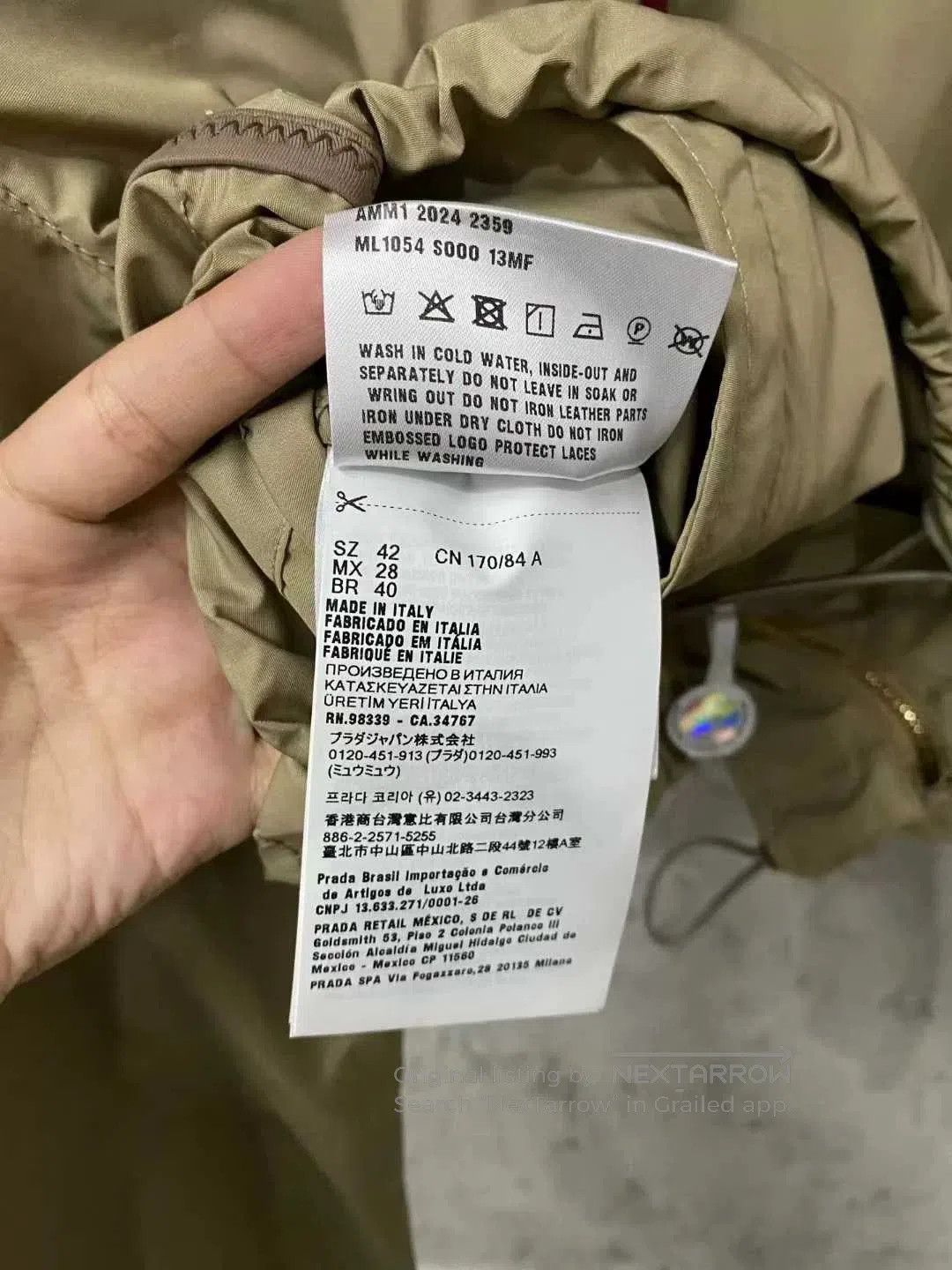Miu Miu Miu Miu Khaki Zipper Jacket. Size M / US 6-8 / IT 42-44 - 7 Thumbnail