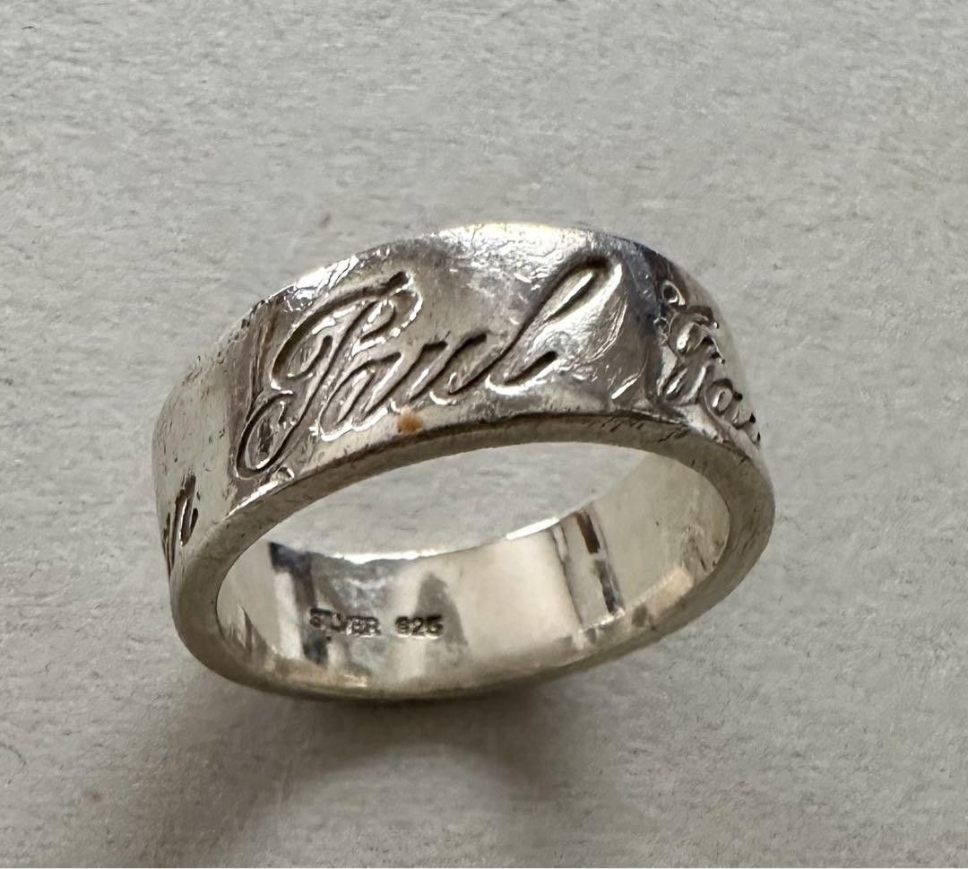 Jean Paul Gaultier Engraved Cursive Logo Ring Size ONE SIZE - 3 Thumbnail