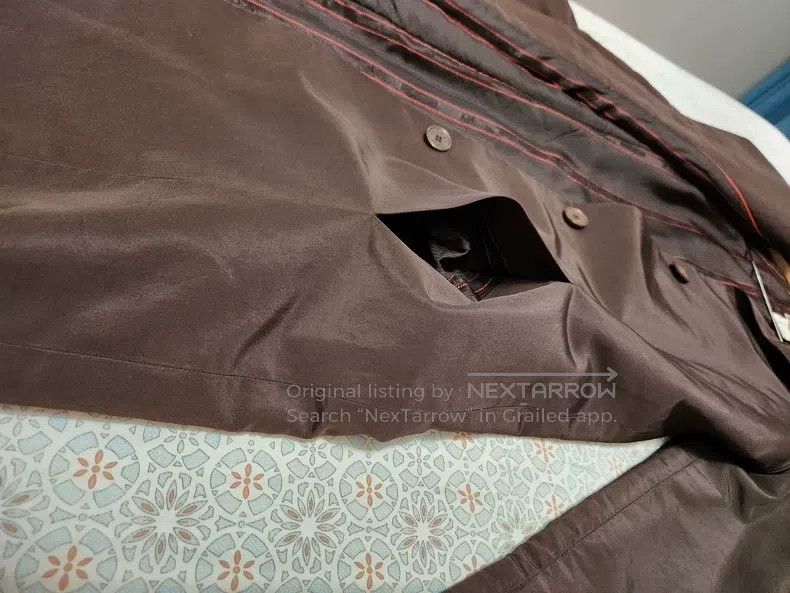 Hermes Hermes Medium-length trench coat, 100% silk fabric, with t Size XS / US 0-2 / IT 36-38 - 7 Thumbnail