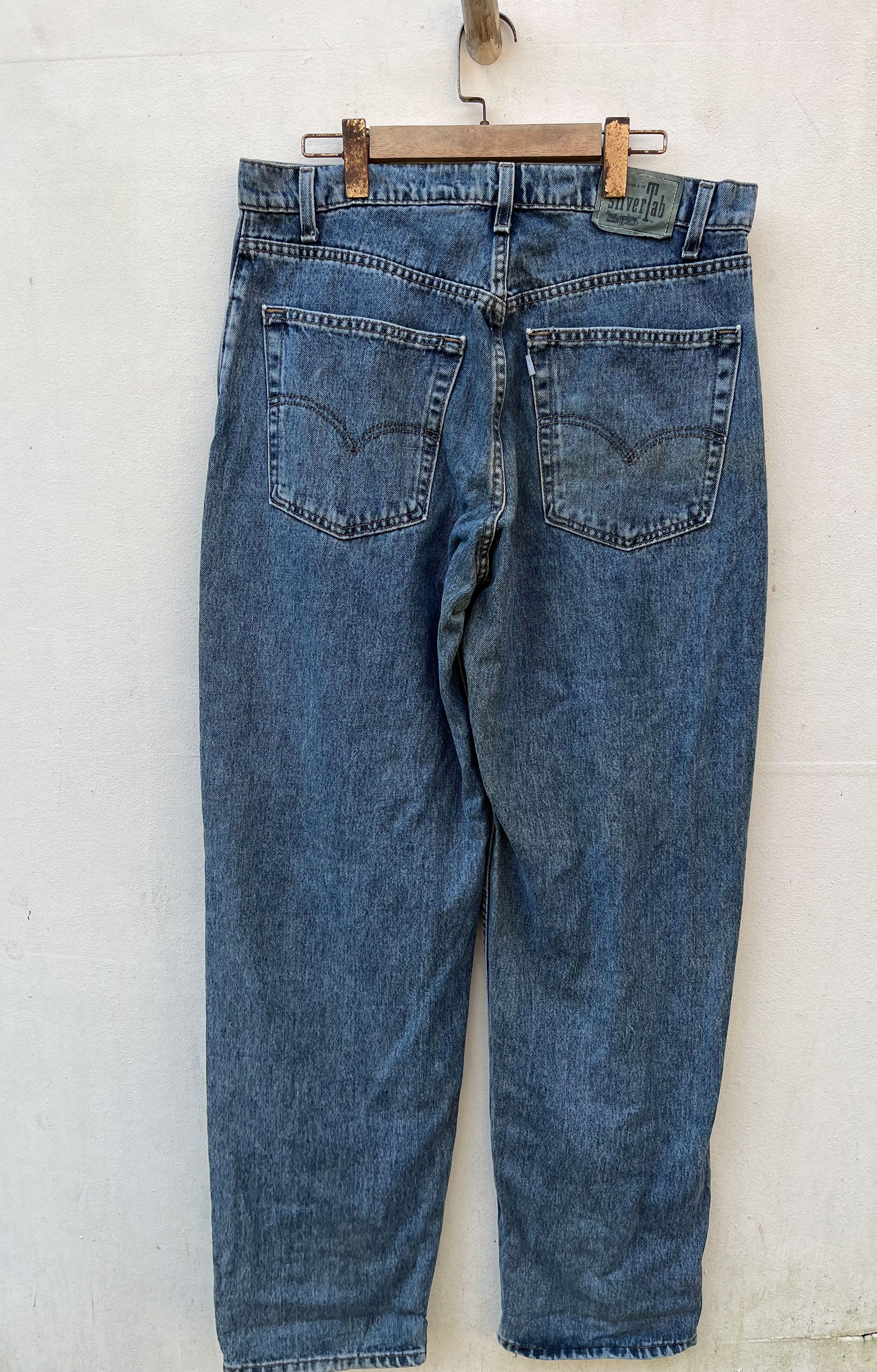 Levi's Vintage Levis Silvertab Baggy Jeans Size US 34 / EU 50 - 6 Thumbnail