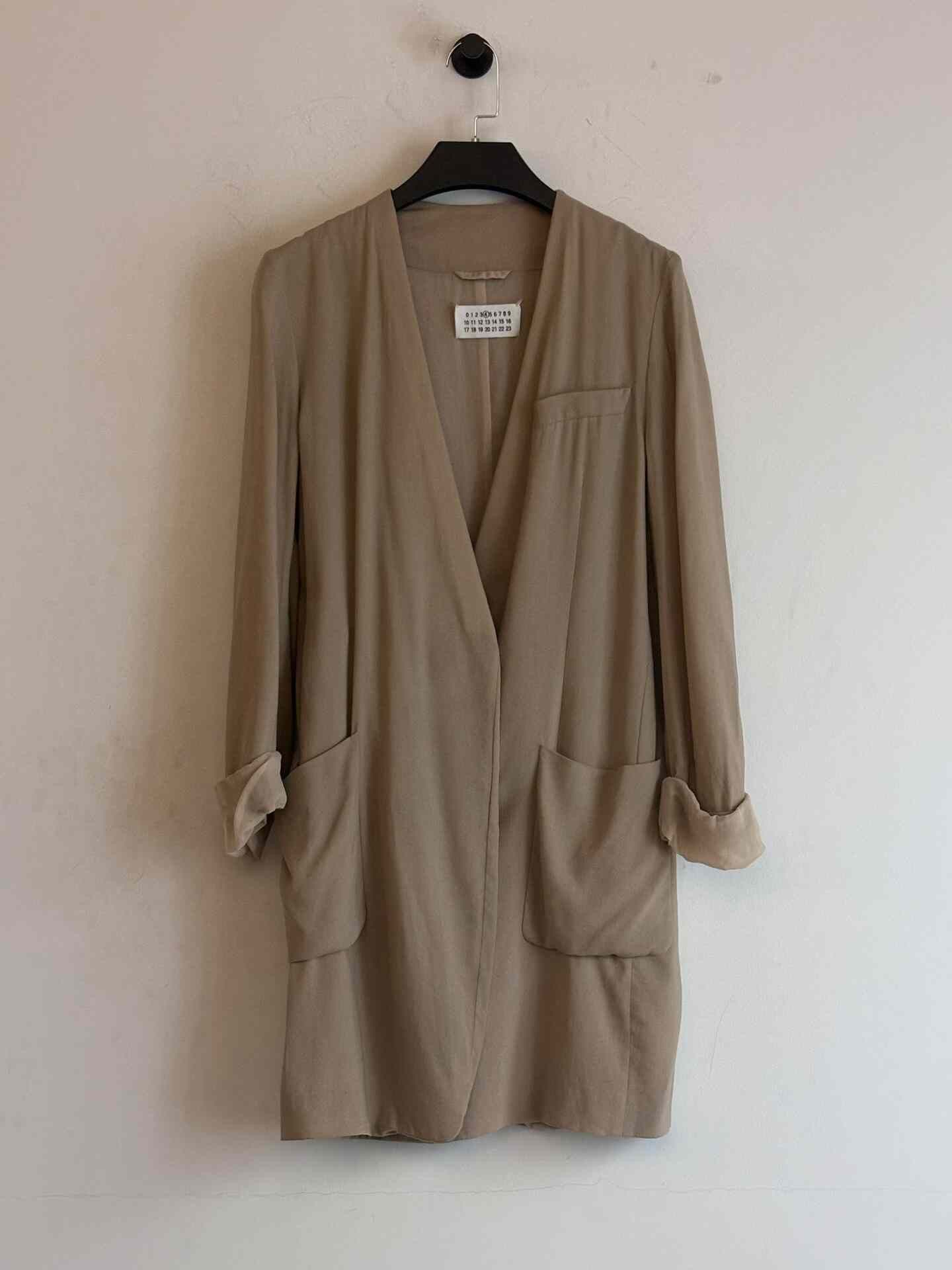 Maison Margiela Maison Martin Margiela SS2011 Sheer Collarless Coat Size S / US 4 / IT 40 - 1 Thumbnail