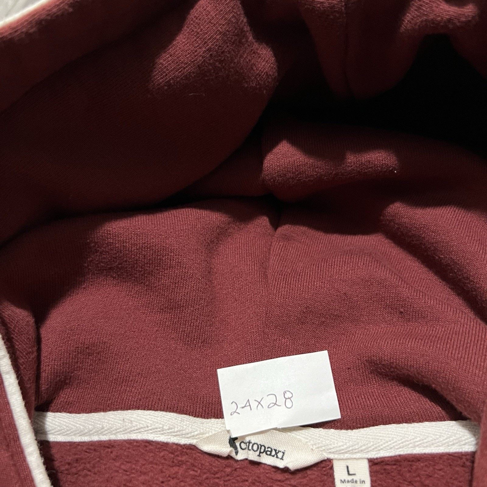 Cotopaxi Cotopaxi Hoodie "Do Good" Red Organic Cotton Sweatshirt L Size US L / EU 52-54 / 3 - 4 Thumbnail