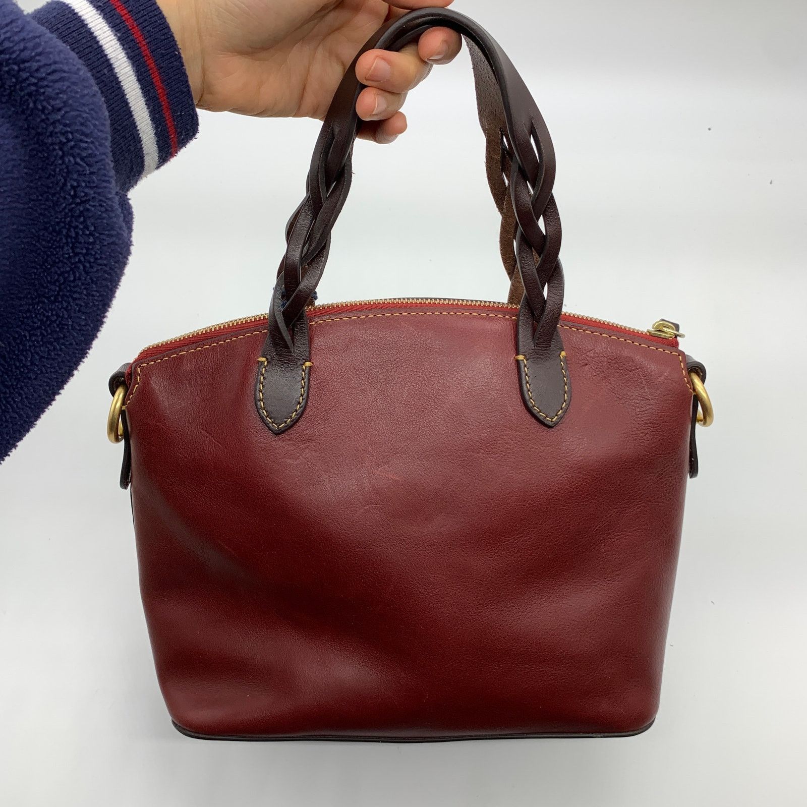 Dooney & Bourke Dooney & Bourke Florentine Leather Purse Small Heidi Satchel Size ONE SIZE - 18 Thumbnail