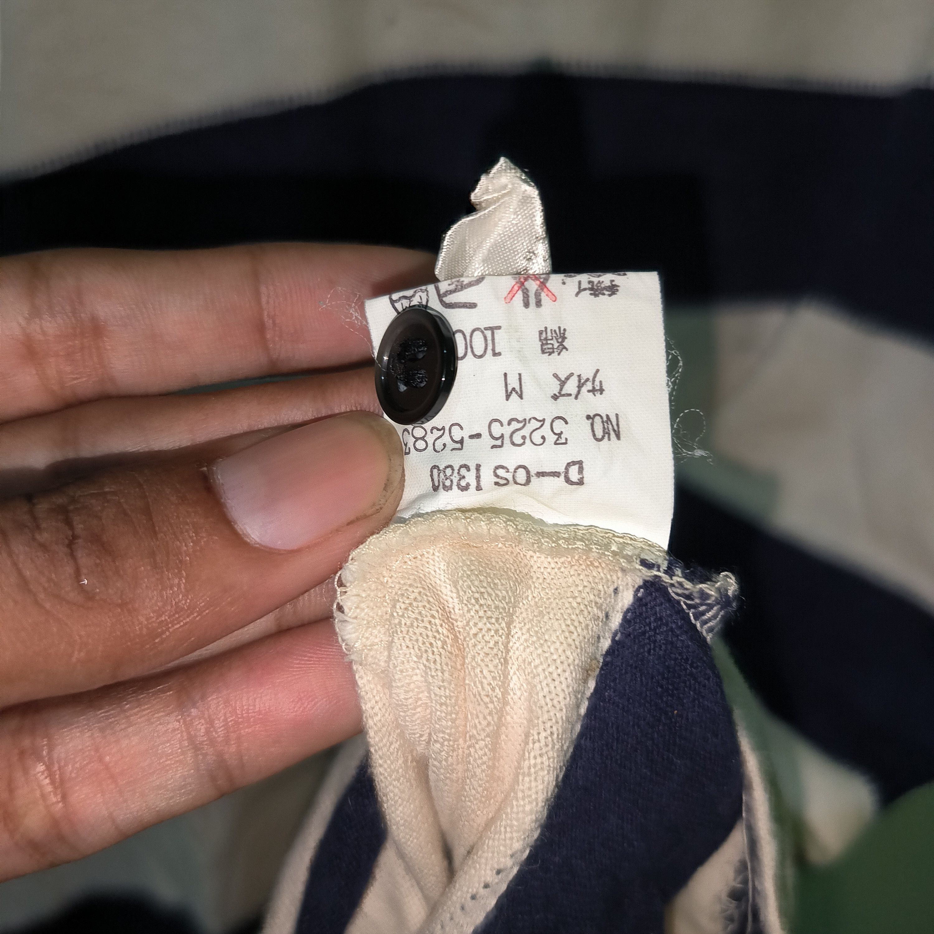 Issey Miyake × Japanese Brand Vintage Issey Miyake Stripe Polo Shirt Size US M / EU 48-50 / 2 - 7 Thumbnail