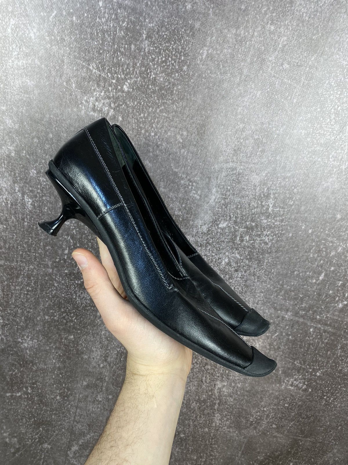archive MIUMIU leather square shoes