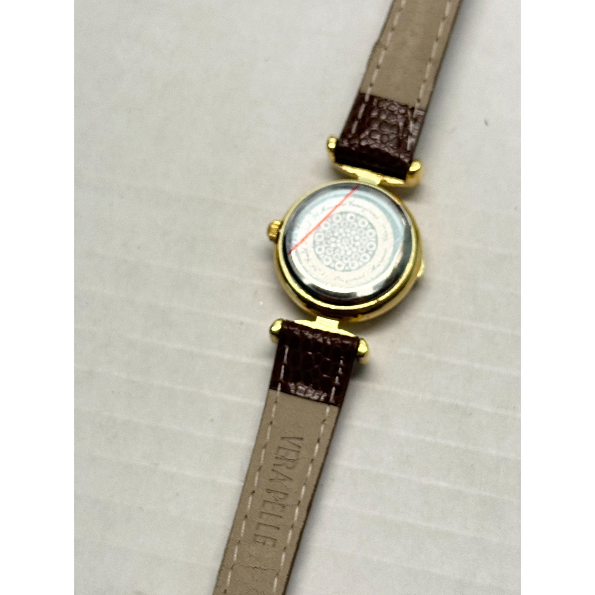Vintage Vera Pelle Murano Glass Venice Ladies Leather Wristwatch Wat Size ONE SIZE - 4 Thumbnail