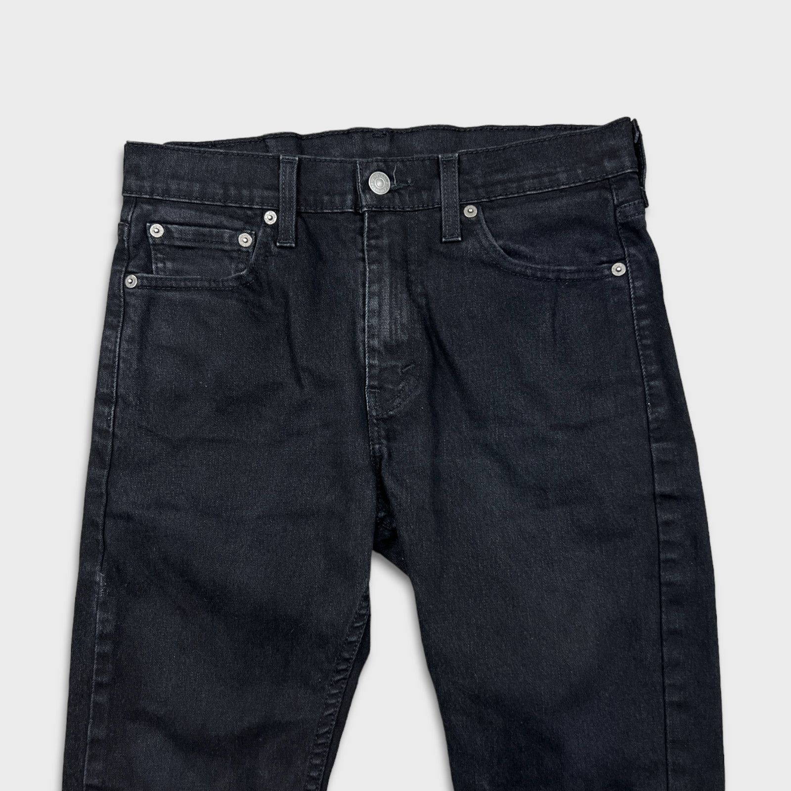 Levi's × Vintage Levi's 510 Jeans Mens 30x30 Black Skinny Fit Slim Dark Denim Size US 30 / EU 46 - 2 Thumbnail