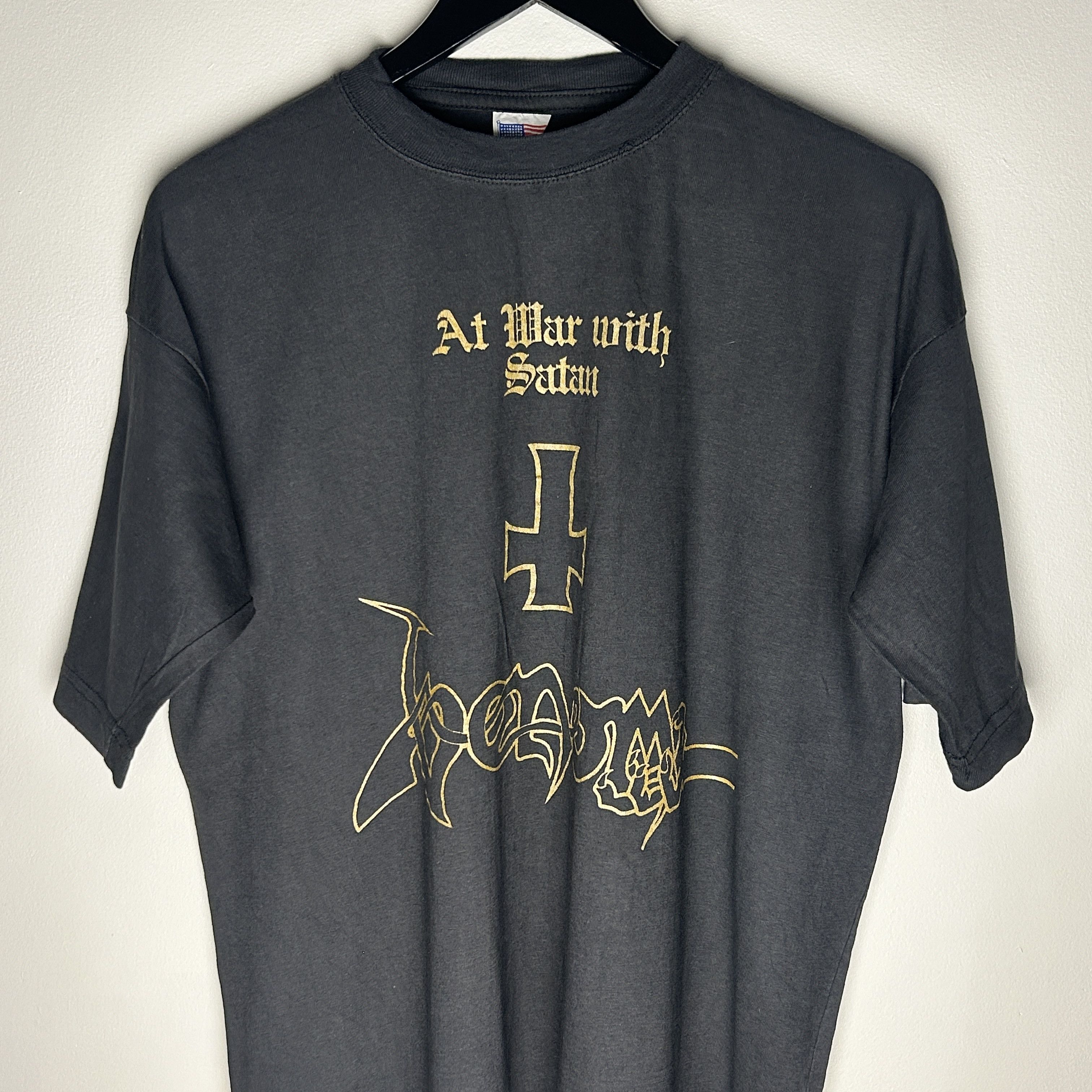 Band Tees Vintage Venom At War With Satan 90’s Band T-shirt Size US XL / EU 56 / 4 - 3 Thumbnail
