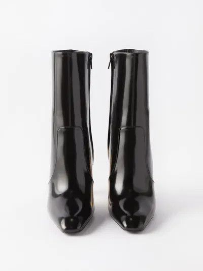 Saint Laurent Paris o1y0126 Ankle Boots in Black Size US 8 / IT 38 - 3 Thumbnail