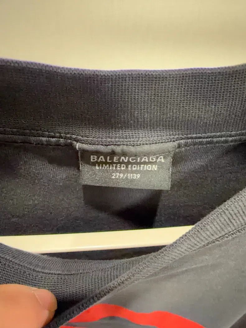 Balenciaga Balenciaga Black T-Shirt Size US S / EU 44-46 / 1 - 4 Thumbnail