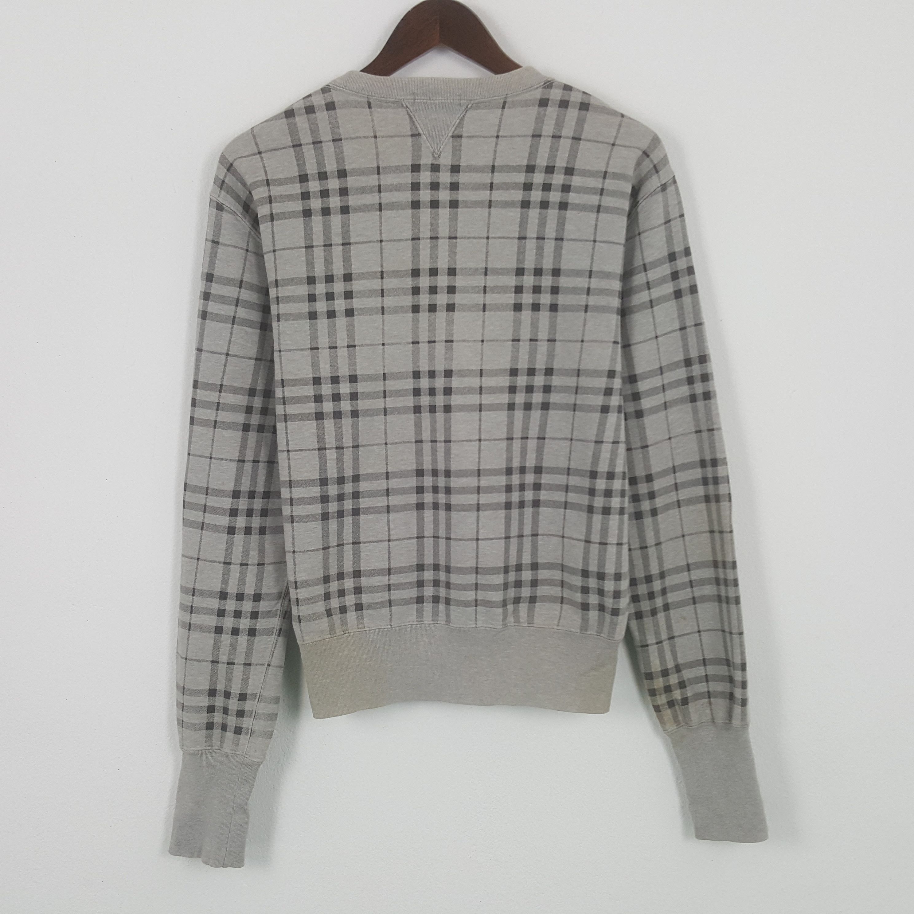 Vintage Burberry Blue Label Nova Check Sweatshirt