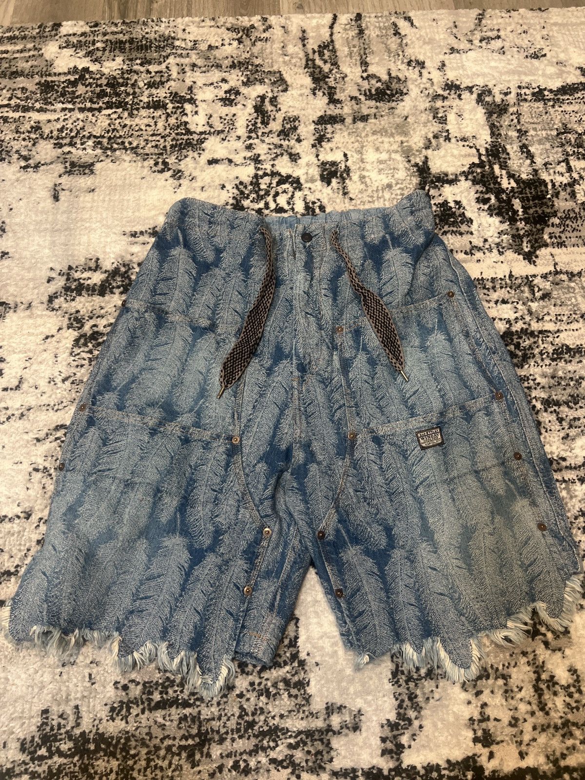 Kapital 12oz MAGPIE Denim w knee easy Feather