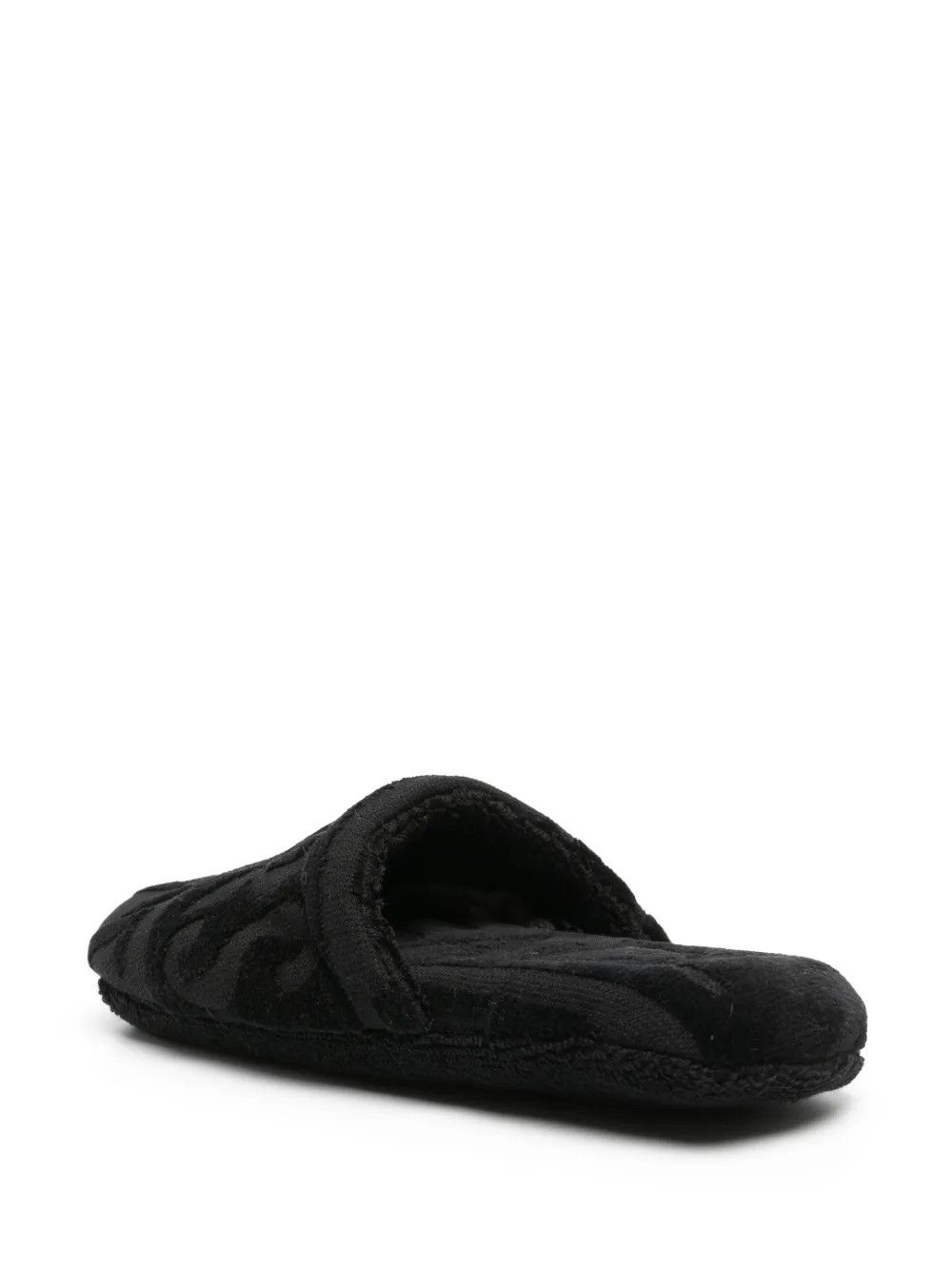 Versace o1y0226 Velvet Slippers in Black Size US 5 / IT 35 - 3 Thumbnail
