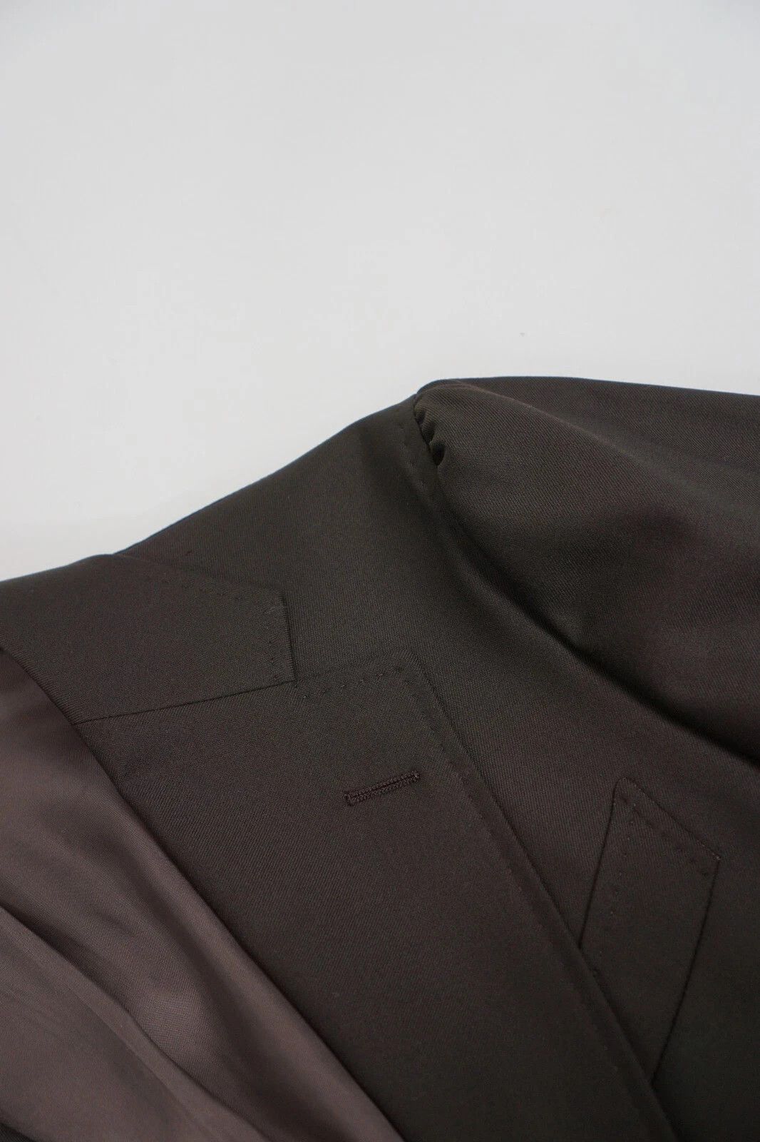 Suitsupply Men Suitsupply Blazer Havana Tulip Brown Wool S110 UK/US44S Size 44S - 4 Thumbnail