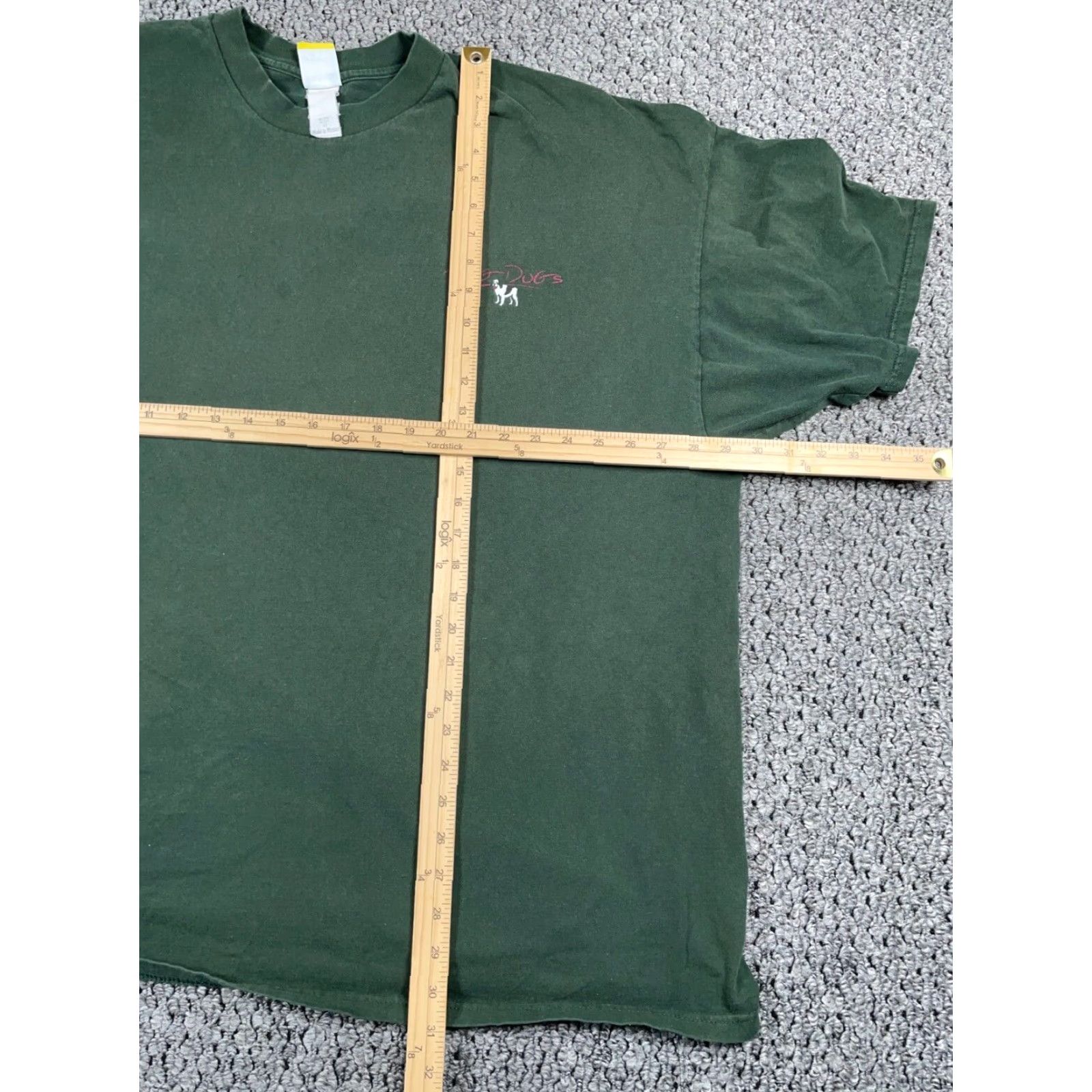 Big Dogs VTG 90s Big Dogs Bad Dog T-Shirt Adult Big 4X Green Cotton Graphic Print Double-Sided Men Shirt Mens 90s Animals Dog Funny Retro Vintage Size US XXL / EU 58 / 5 - 5 Thumbnail