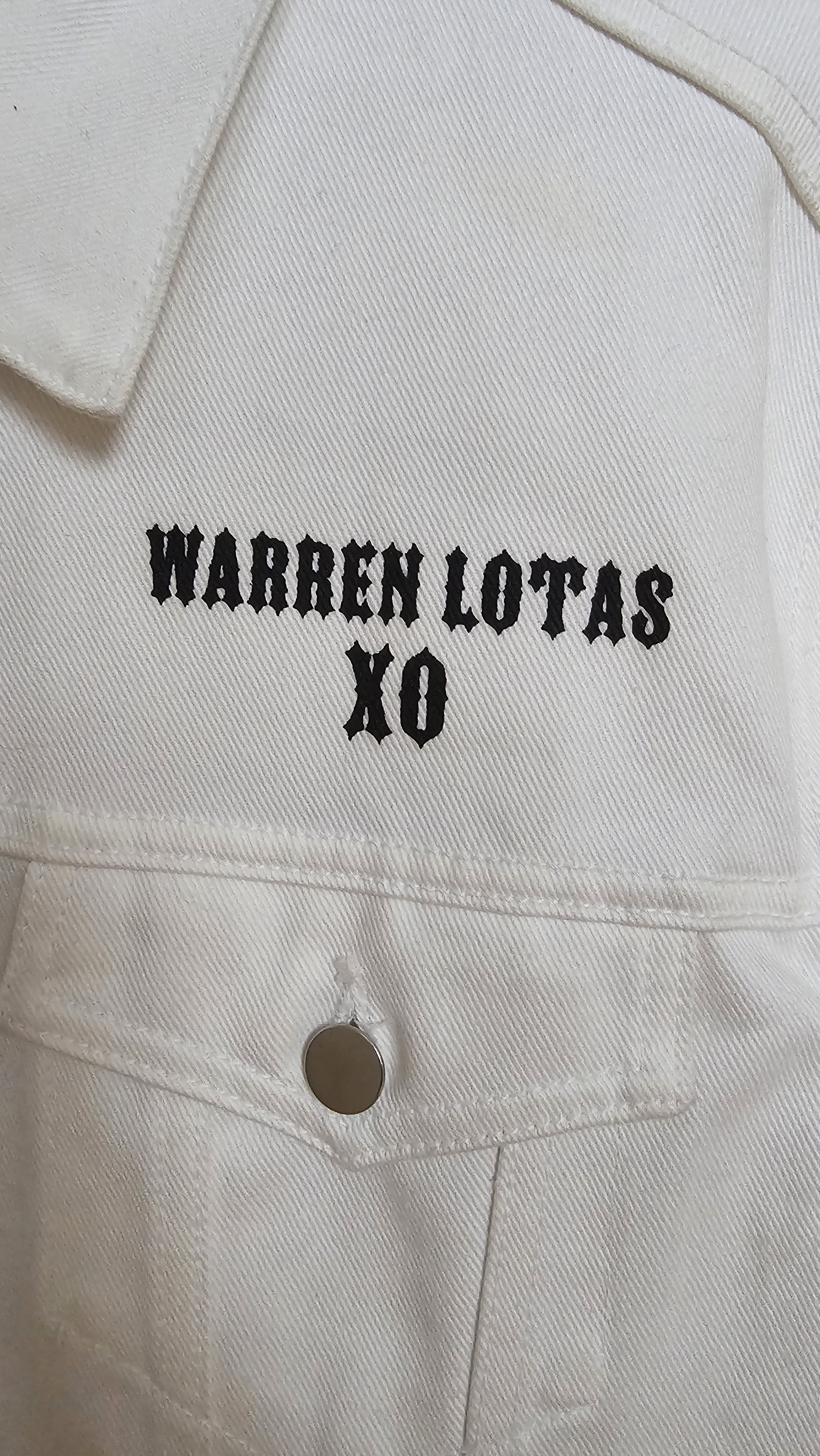 The Weeknd The Weeknd XO Warren Lotas Denim Jacket white Size US XL / EU 56 / 4 - 4 Thumbnail