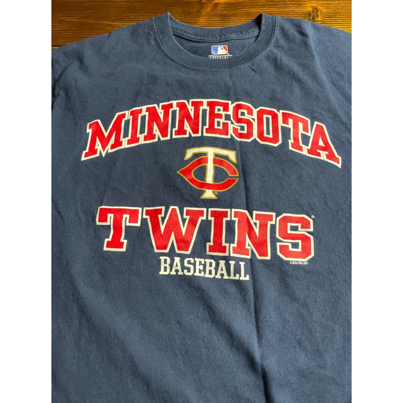 MLB Genuine Merchandise Shirt Men's Medium Navy Blue MLB Minnesota Twins Baseball T-Shirt Crew Neck Short Sleeve Mens Size US M / EU 48-50 / 2 - 3 Thumbnail