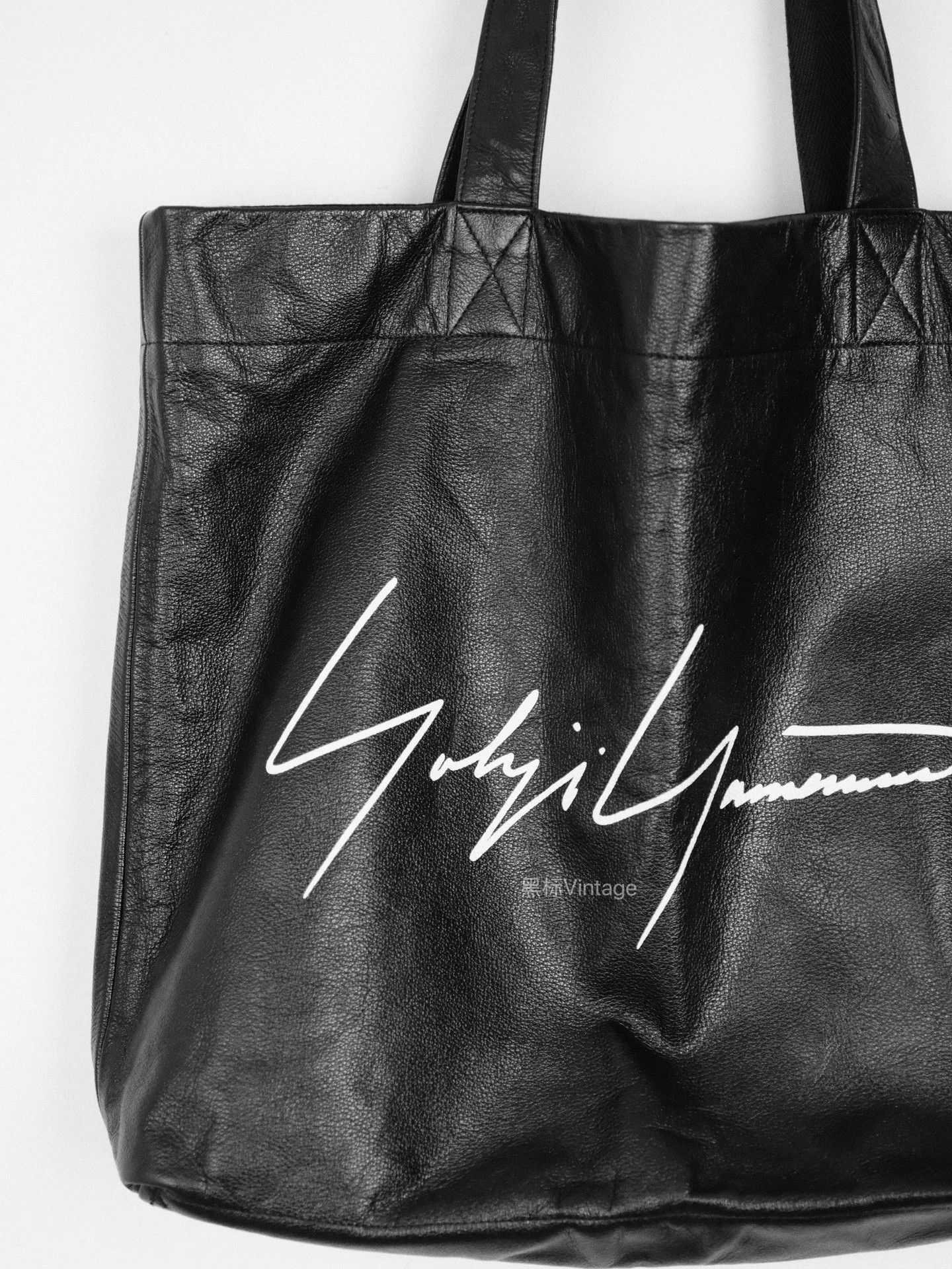 Yohji Yamamoto Yohji Yamamoto Vintage Aoyama Signature Cowhide Tote Bag Size ONE SIZE - 2 Thumbnail