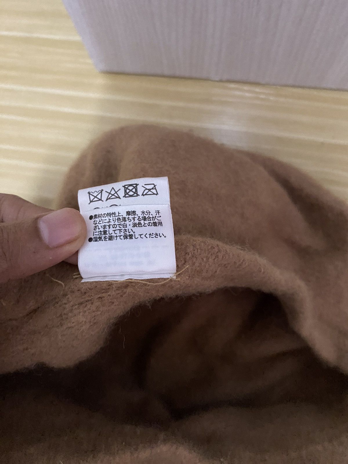 Japanese Brand × Vintage Japanese Brand Plain Beanie Hat Size ONE SIZE - 7 Thumbnail
