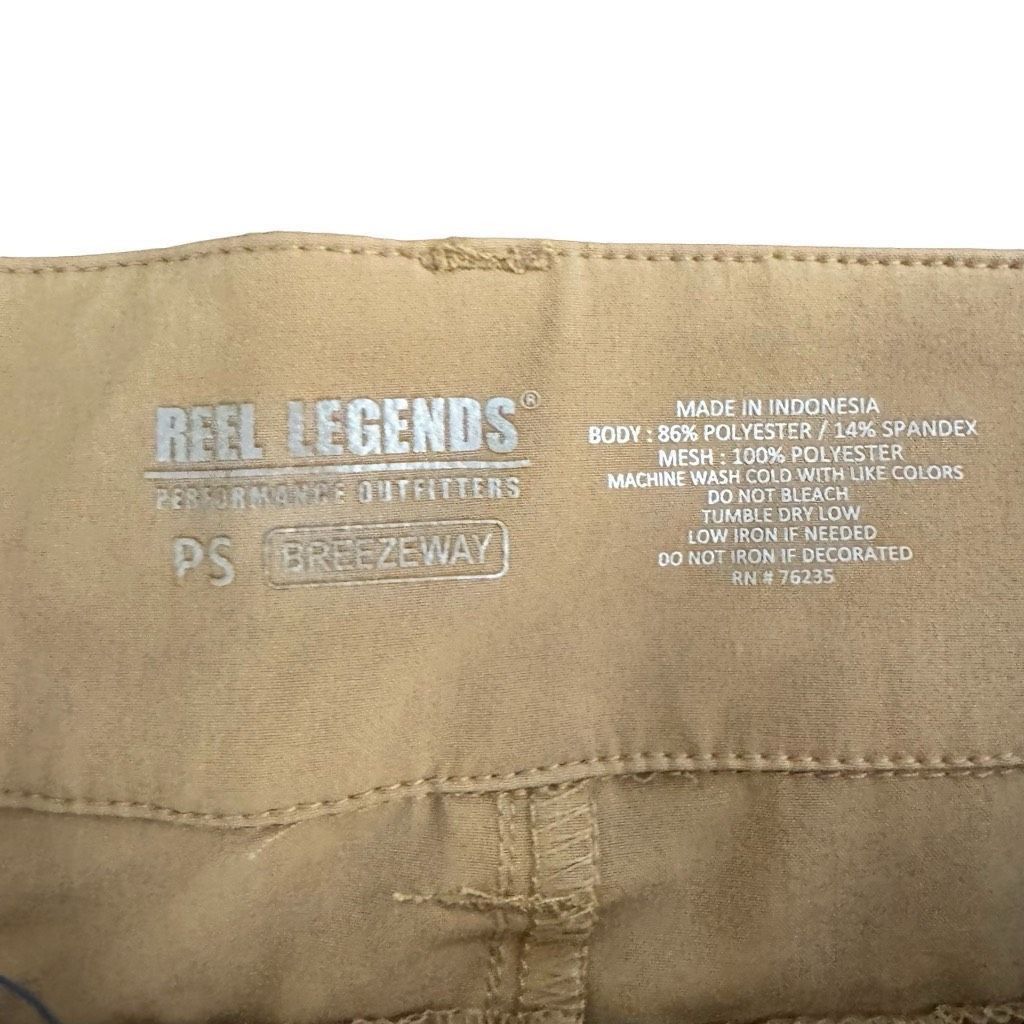 Reel Legends Reel Legends Womans UPF 50 Activewear Khaki Breezeway Shorts Size P Small Never Worn Size 27" / US 4 / IT 40 - 2 Thumbnail