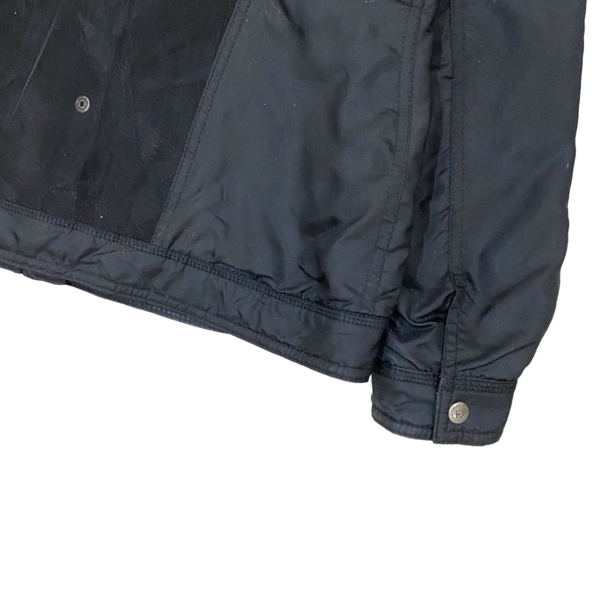Fendi HEAT🔥FENDI JEANS MESH BACK SNAP FRONT SWINGER JACKET Size US S / EU 44-46 / 1 - 14 Thumbnail