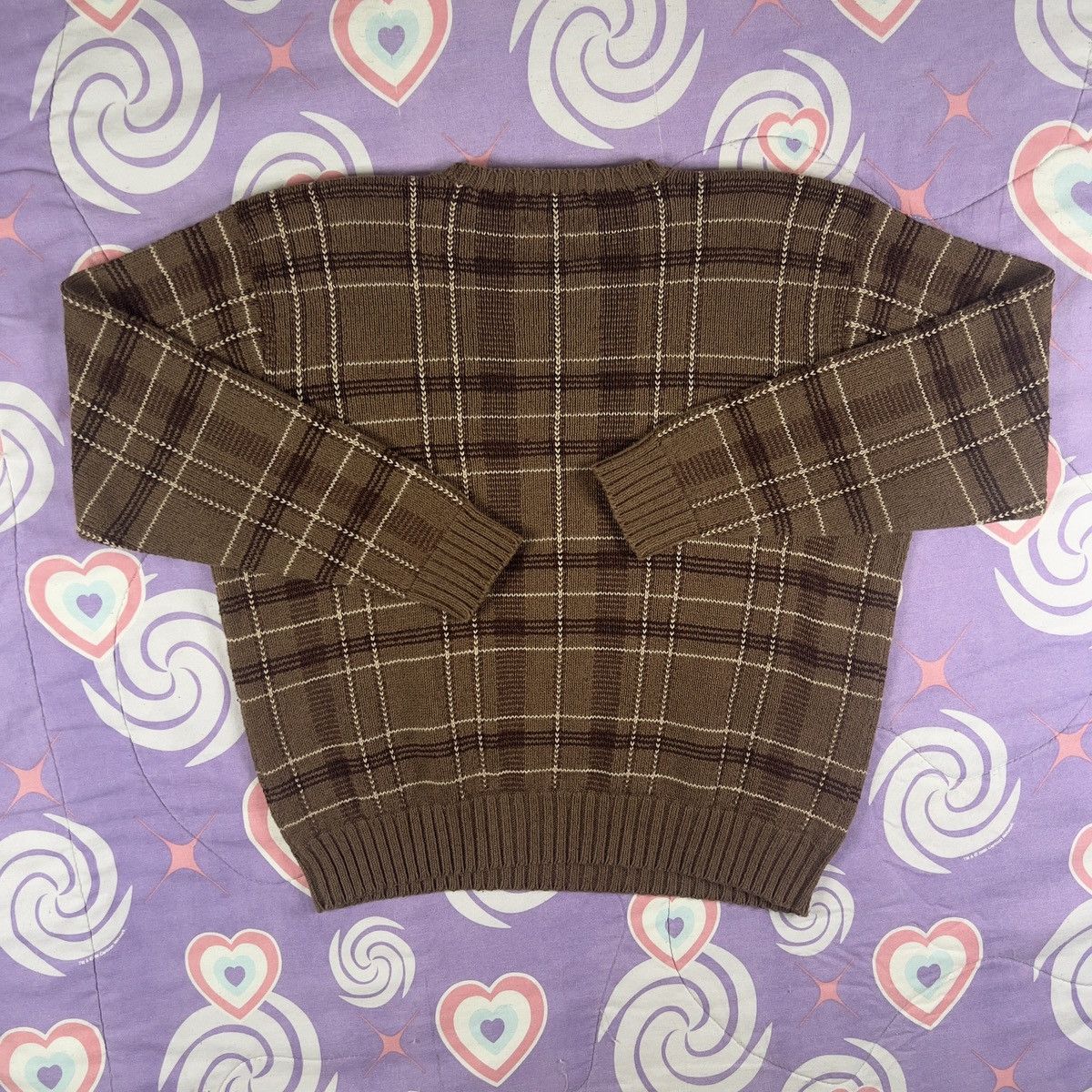 Polo Ralph Lauren Vintage 90s Polo Ralph Lauren Crewneck Plaid Sweater XL Size US XL / EU 56 / 4 - 4 Thumbnail