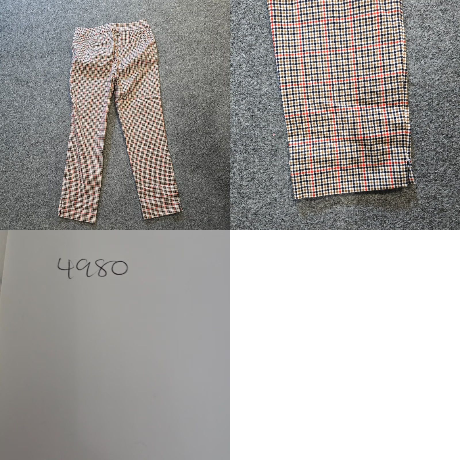 Boden Boden Pants Womens Size 6 Blue Red Plaid Ankle Career Preppy Classic Shirt? Size 28" / US 6 / IT 42 - 9 Thumbnail