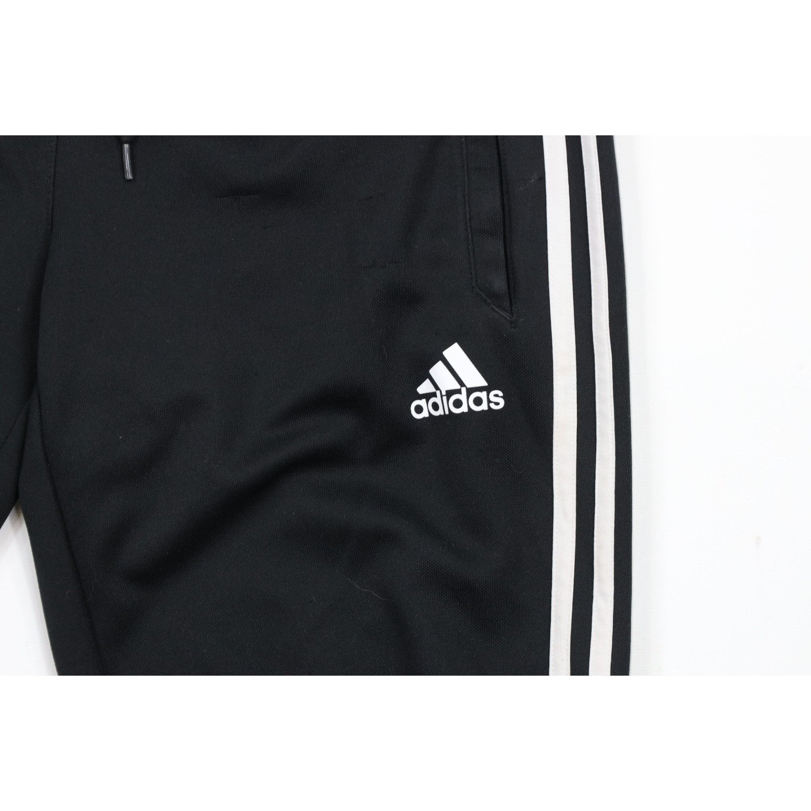 Adidas × Vintage Vintage Adidas Spell Out Striped Tapered Leg Soccer Pants Size US 32 / EU 48 - 5 Thumbnail