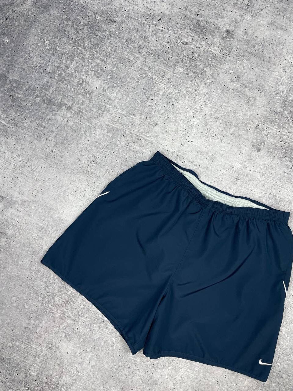 Nike × Vintage Vintage Nike 90’s Y2K Style Drill Blue Nylon Dri-Fit Shorts Size US 34 / EU 50 - 2 Thumbnail