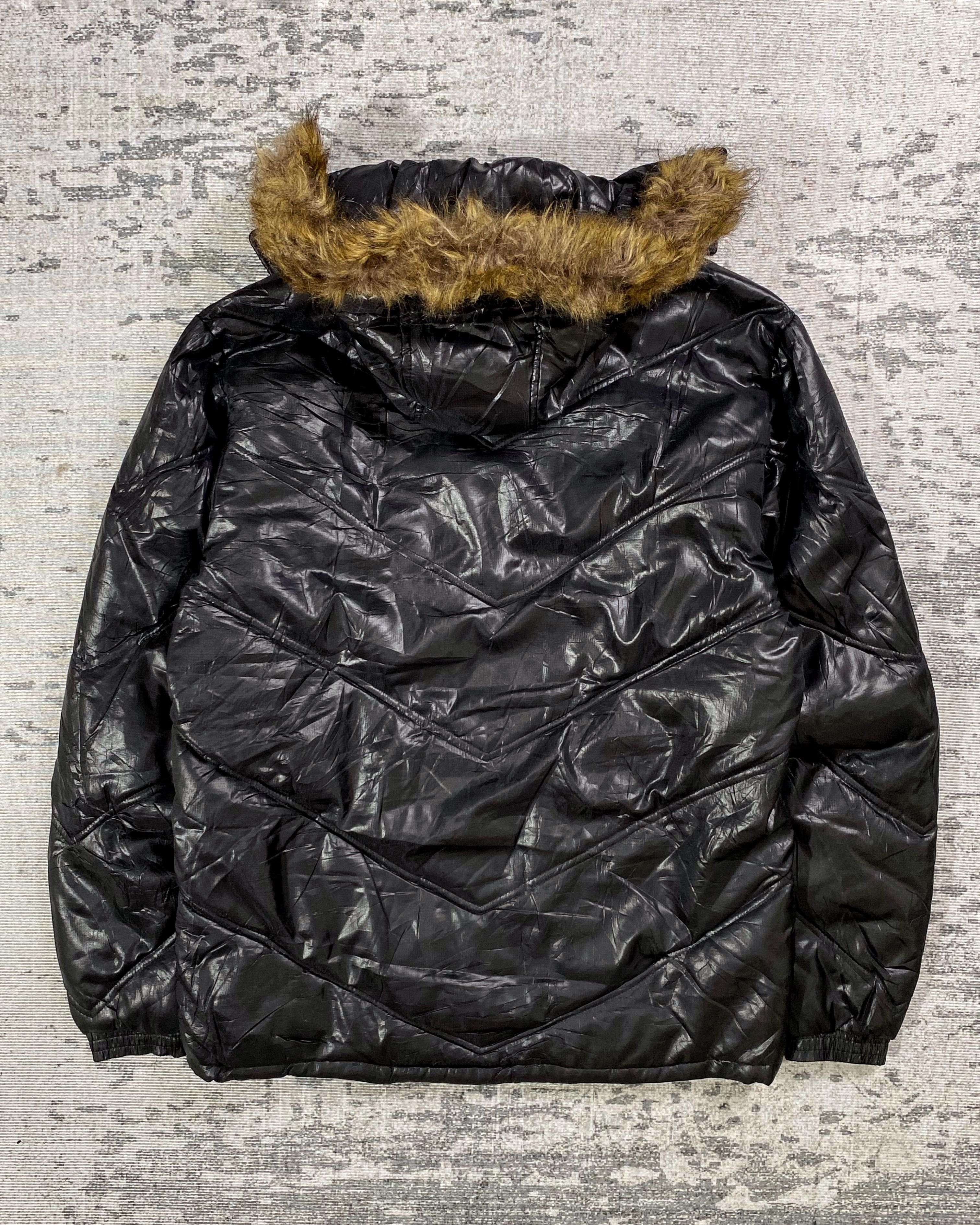Japanese Brand 2000s Virgin Voyage Fur Puffer Down Hodded y2k Lgb Ifsix Size US L / EU 52-54 / 3 - 2 Thumbnail
